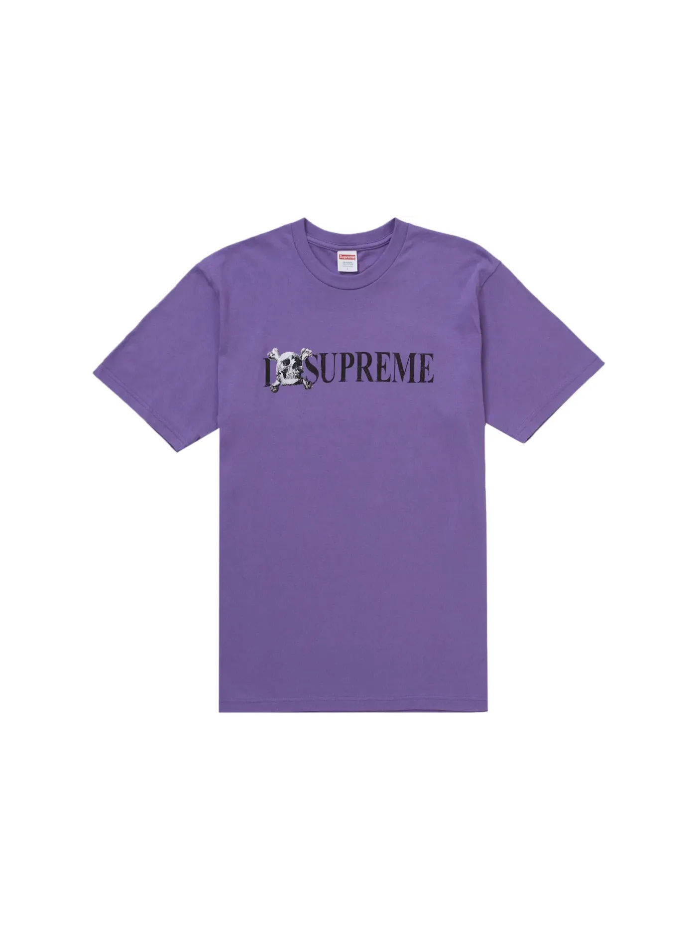 Мужская футболка с принтом Supreme Tee — изображение 1 из 1, фиолетовый