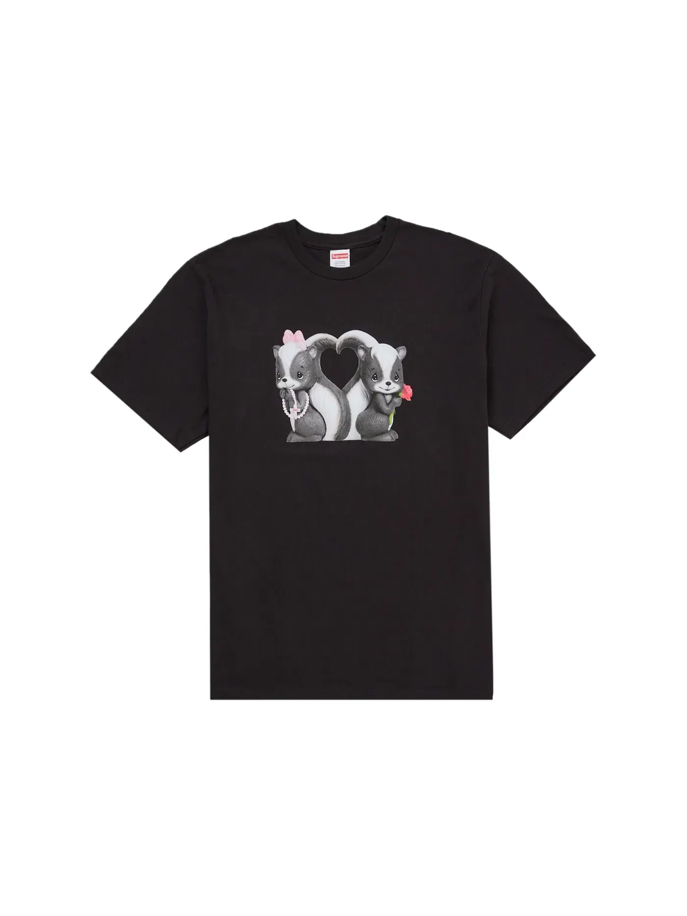 Мужская футболка с принтом Supreme Tee — изображение 1 из 1, черный