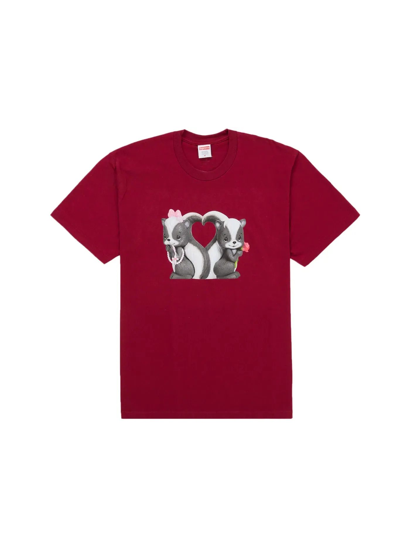 Мужская футболка с принтом Supreme Tee — изображение 1 из 1, красный