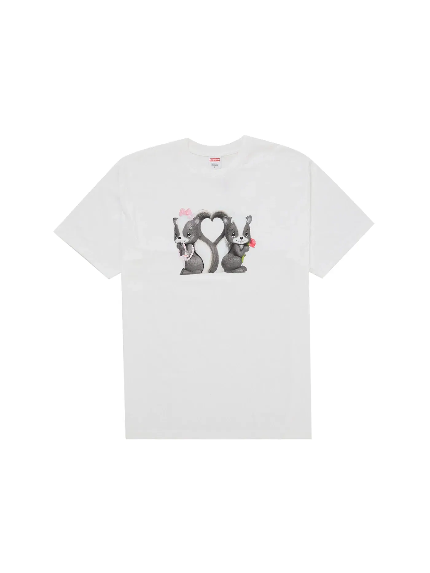 Мужская футболка с принтом Supreme Tee — изображение 1 из 1, белый