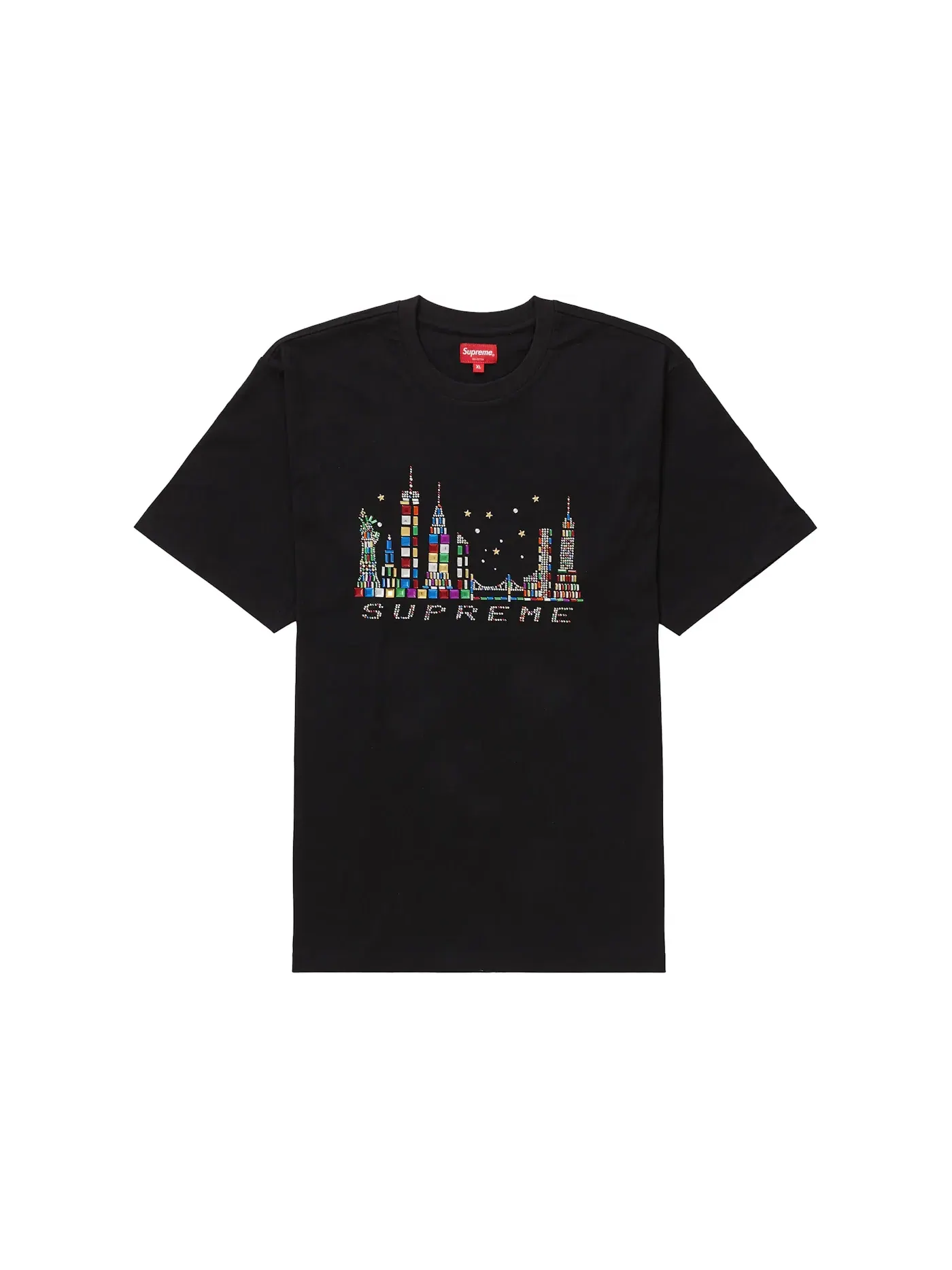 Мужская футболка с принтом Supreme Skyline S/S Top — изображение 1 из 1, черный