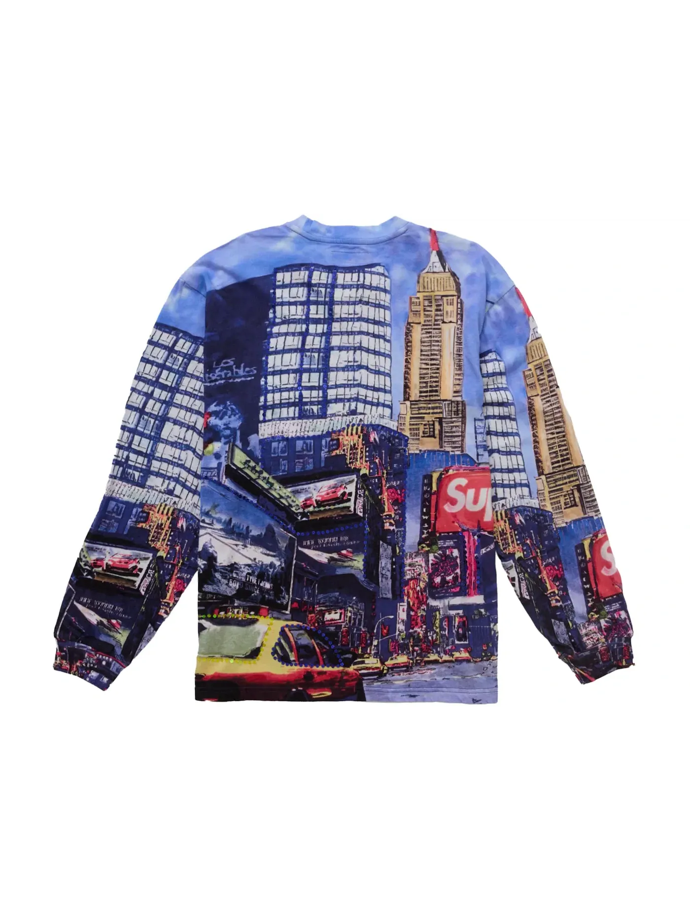 Мужская футболка с принтом Supreme Skyline Sequin L/S Top Day, Day — изображение 2 из 2