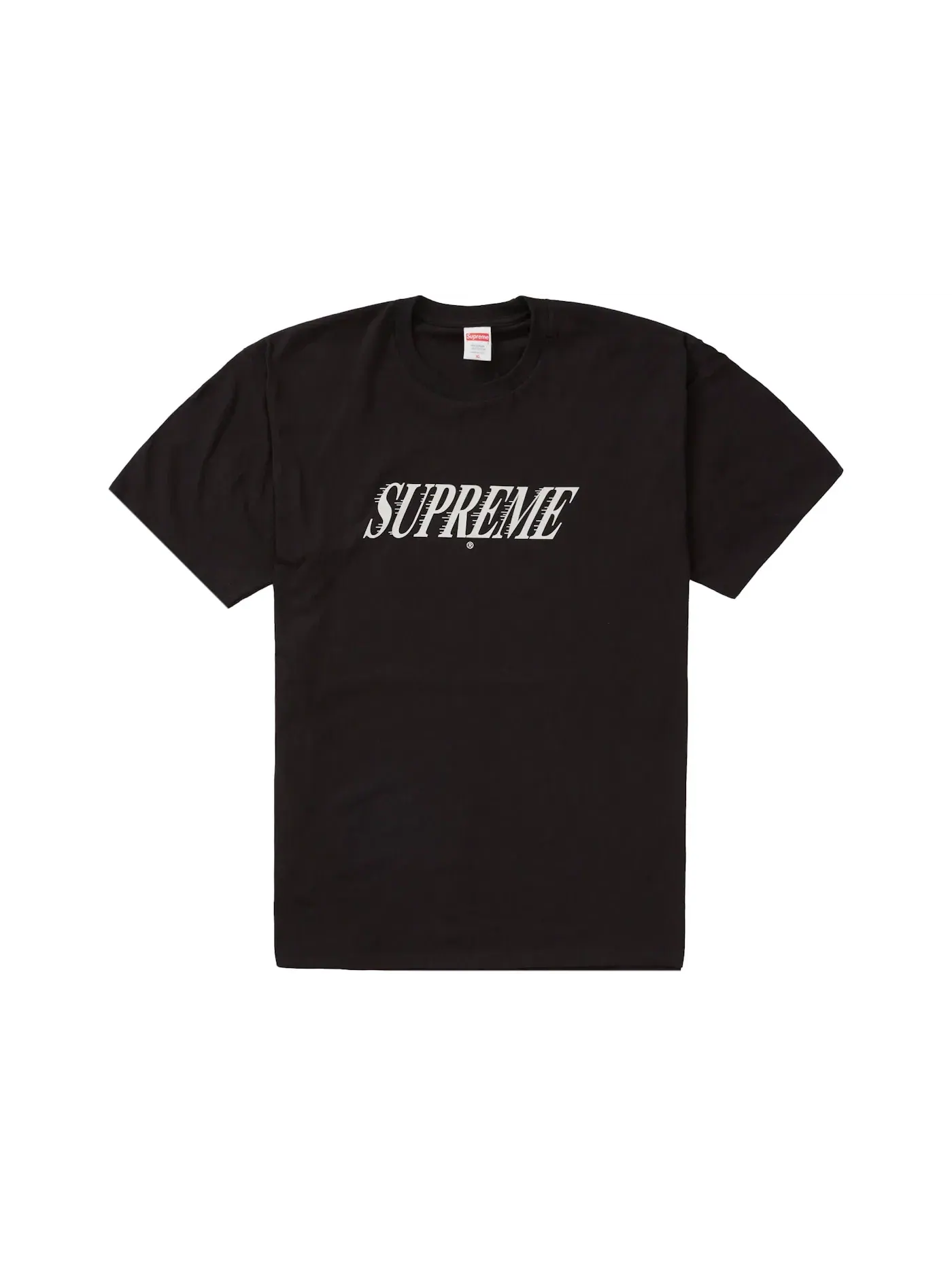 Мужская футболка с принтом Slap Shot Tee Supreme — изображение 1 из 1, черный