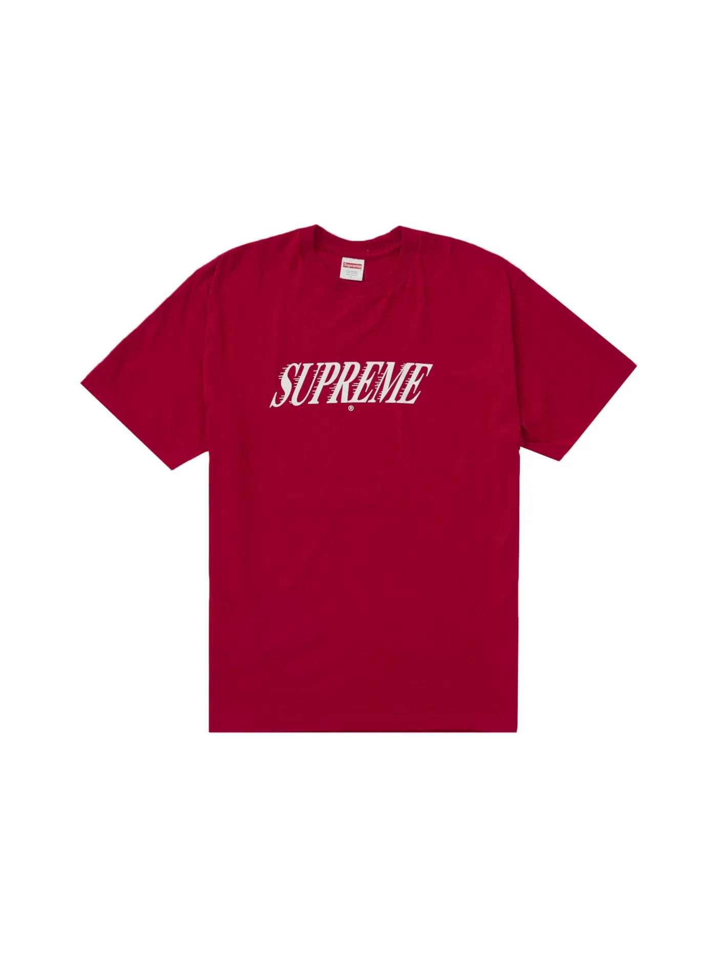 Мужская футболка с коротким рукавом Supreme Slap Shot Tee — изображение 1 из 1, красный