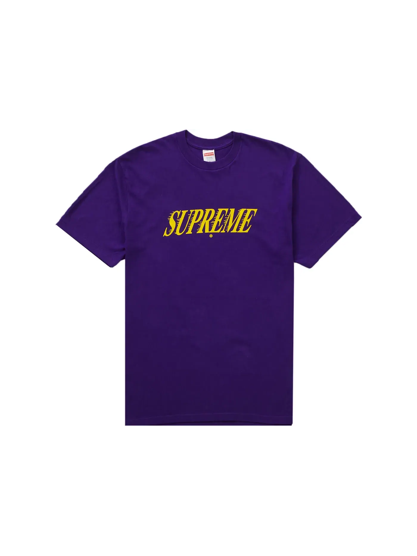 Мужская футболка с принтом Slap Shot Tee Supreme — изображение 1 из 1, фиолетовый
