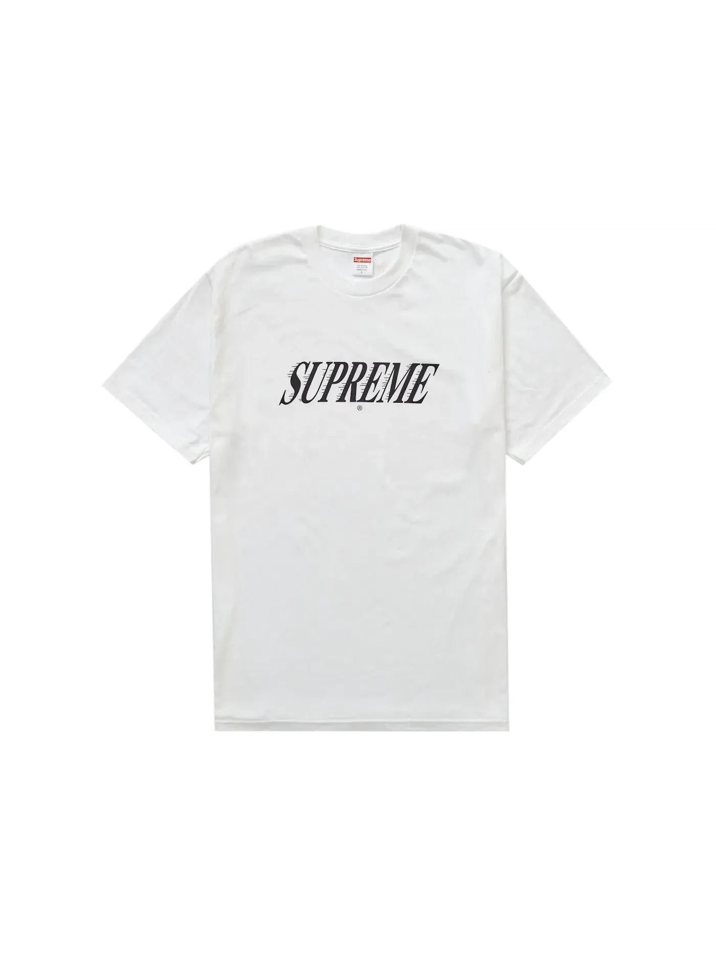 Мужская футболка с принтом Supreme Slap Shot Tee — изображение 1 из 1, белый