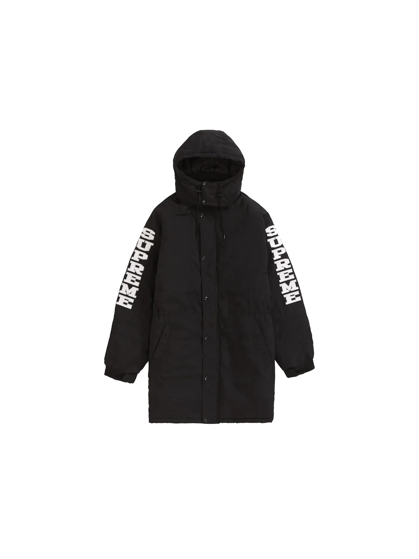 Мужская парка с длинным рукавом Supreme — изображение 1 из 1, черный