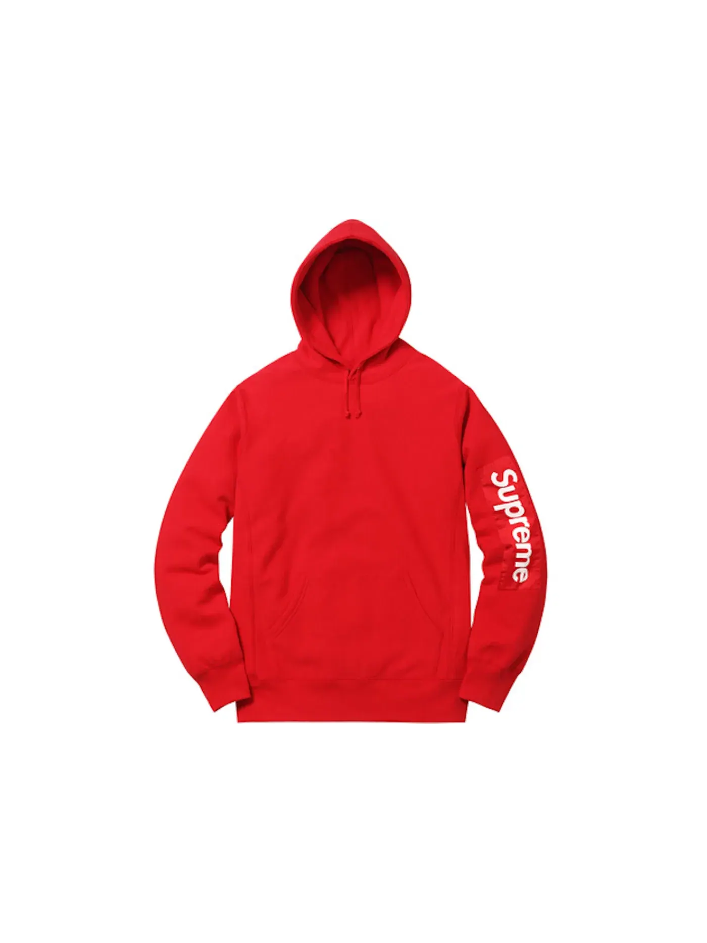 Мужская худи с патчем на рукаве Supreme Sweatshirt — изображение 1 из 1, красный