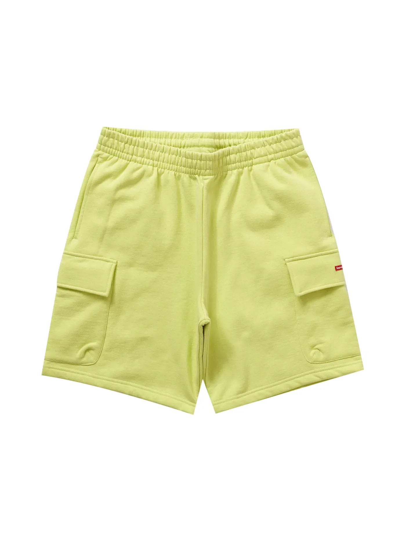 Мужские шорты с карманами-карго Sweatshort Supreme — изображение 1 из 2, лаймовый