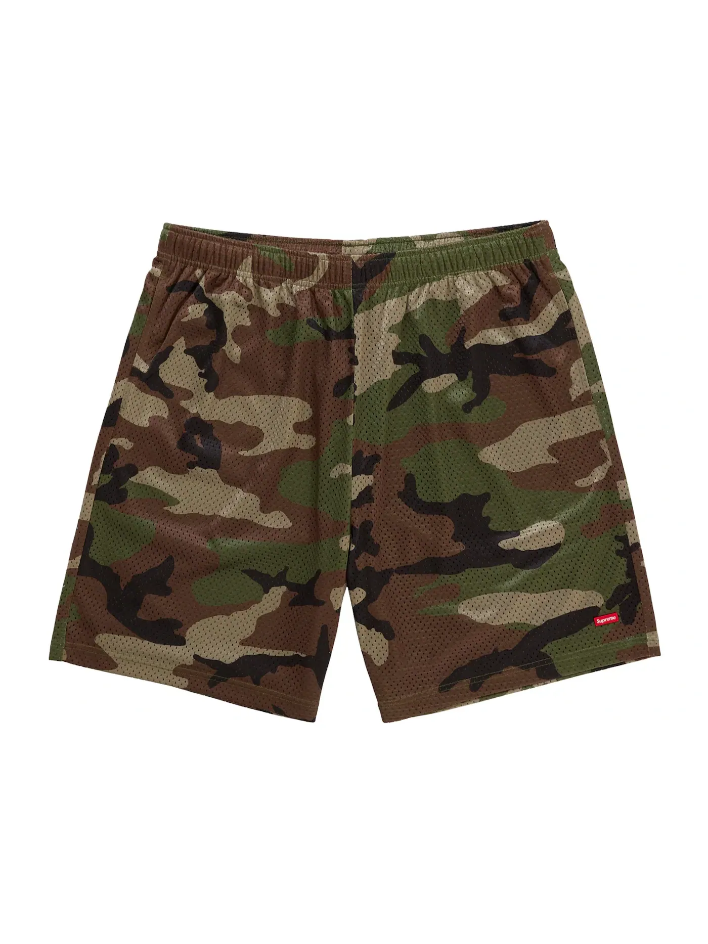 Мужские шорты с сетчатым карманом Supreme Short (SS26), Woodland Camo — изображение 1 из 2