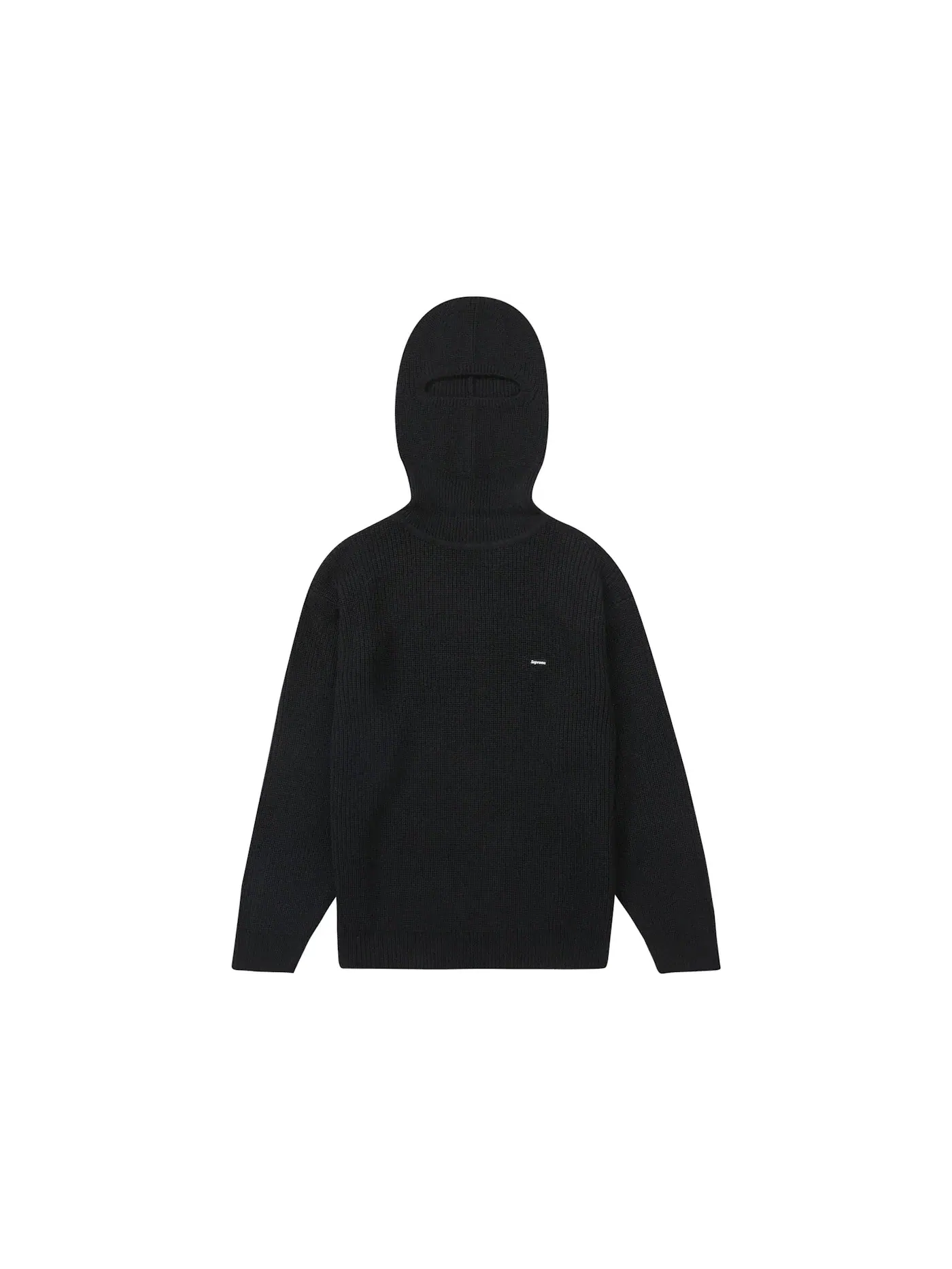 Мужской свитер Supreme Small Box Balaclava/Turtleneck Sweater — изображение 1 из 2, черный