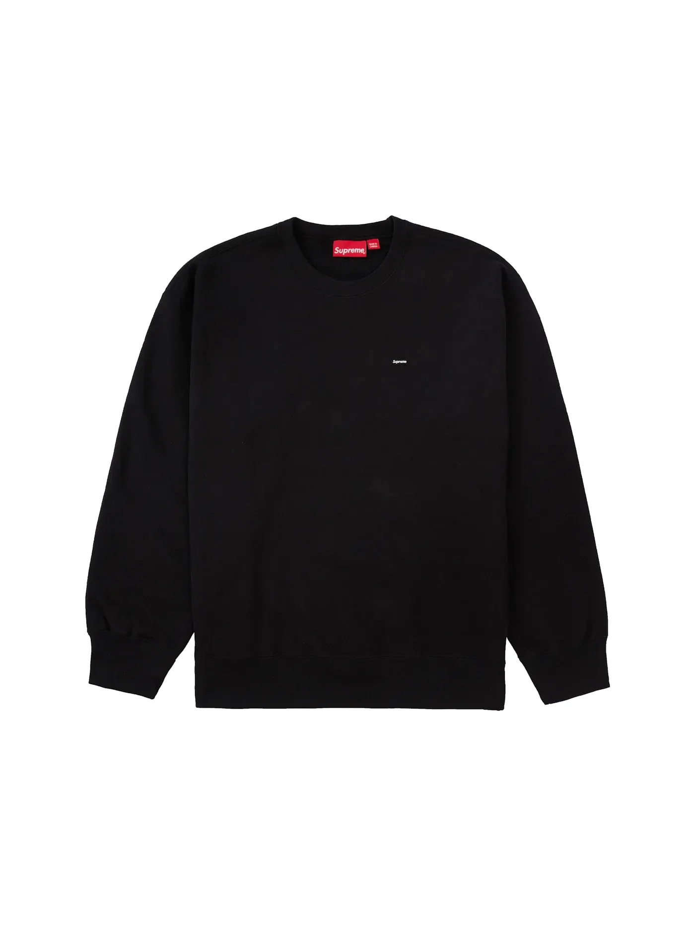 Мужской свитшот с принтом Crewneck (FW20) Supreme — изображение 1 из 1, черный