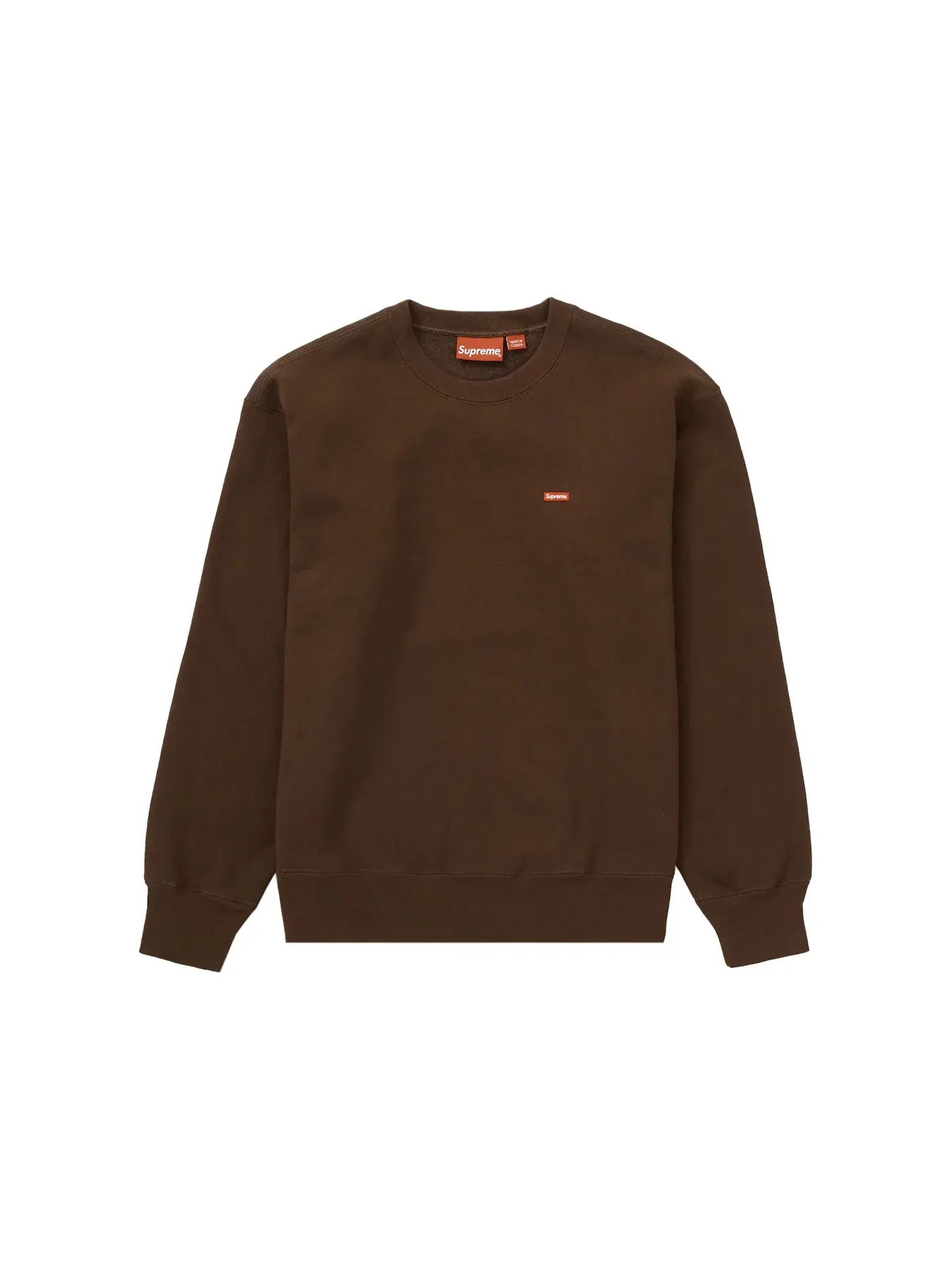 Мужской свитшот с круглым вырезом Supreme Crewneck (FW22) — изображение 1 из 1, коричневый