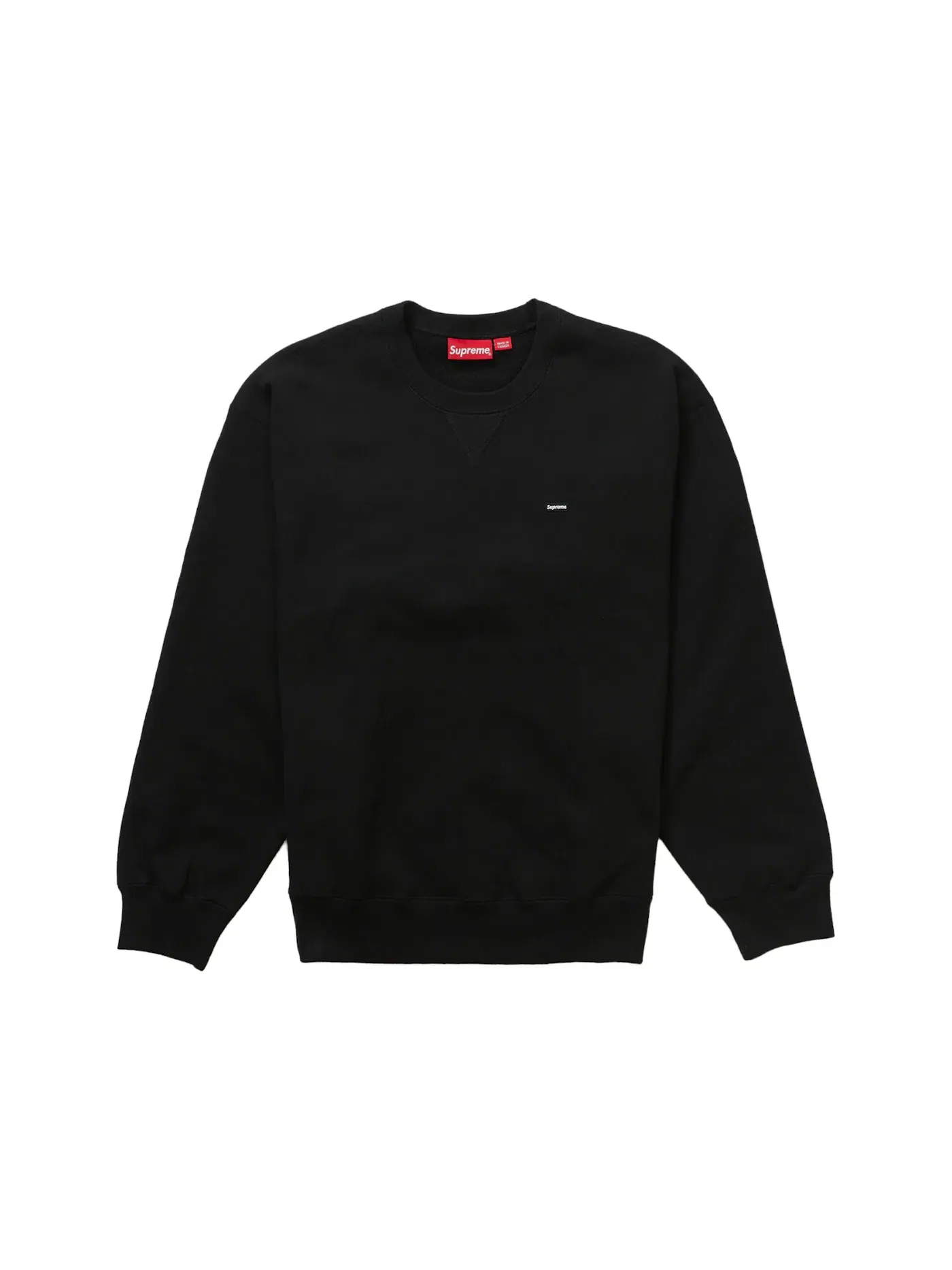 Мужской свитшот с принтом Supreme Crewneck (FW23) — изображение 1 из 1, черный