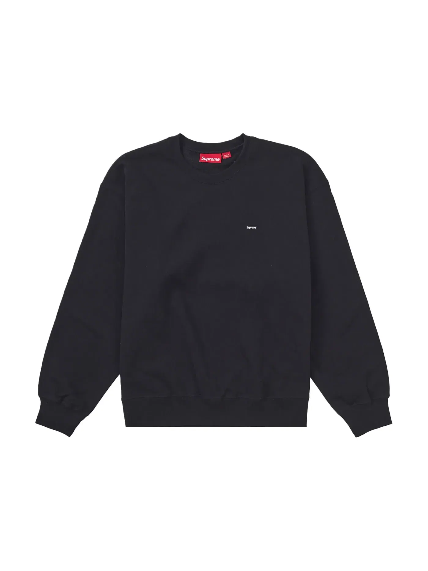 Мужской свитшот с принтом Supreme Crewneck (FW24) — изображение 1 из 1, черный