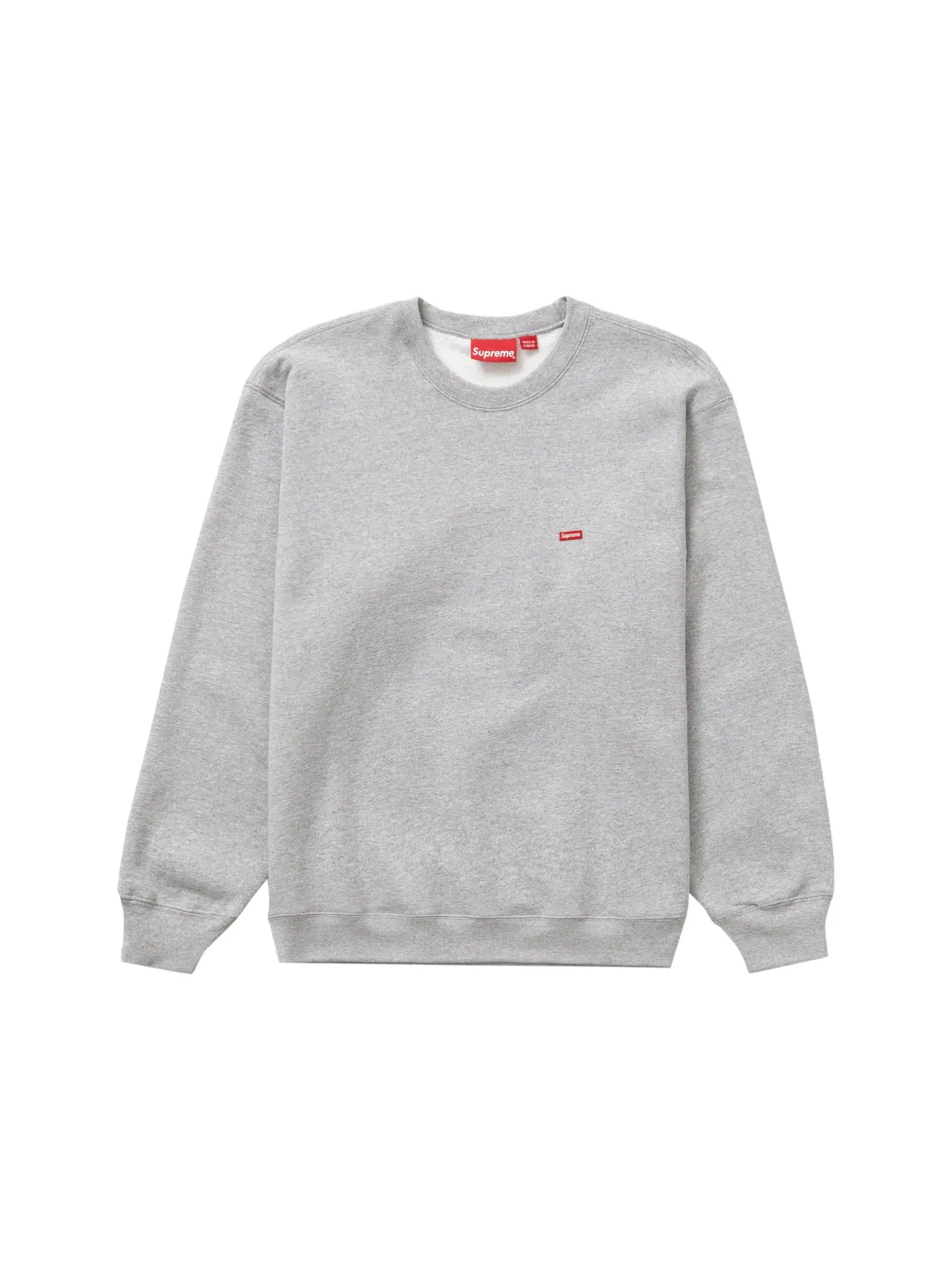 Мужской свитшот с круглым вырезом Supreme Crewneck — изображение 1 из 1, серый