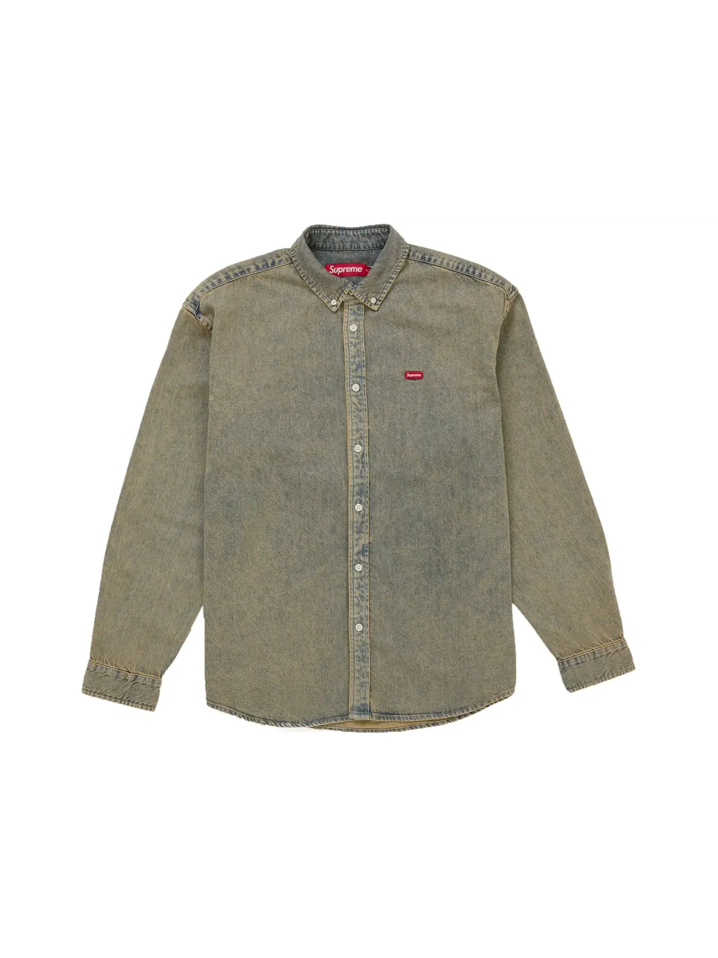 Мужская рубашка из денима Supreme Shirt (SS26) — изображение 1 из 1, индиго