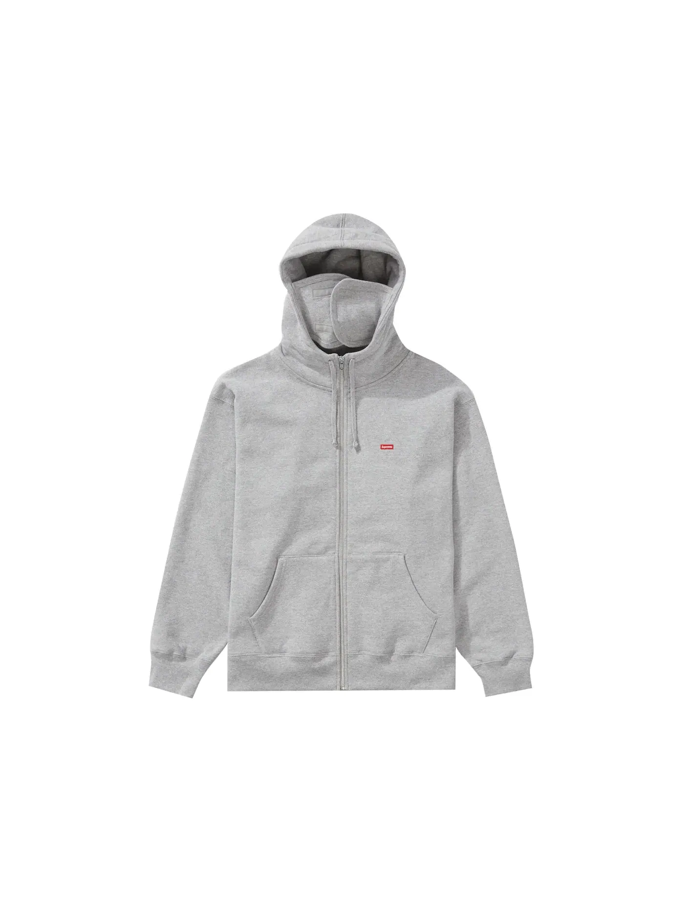 Мужская худи с принтом Supreme Sweatshirt (FW21) — изображение 2 из 2, серый