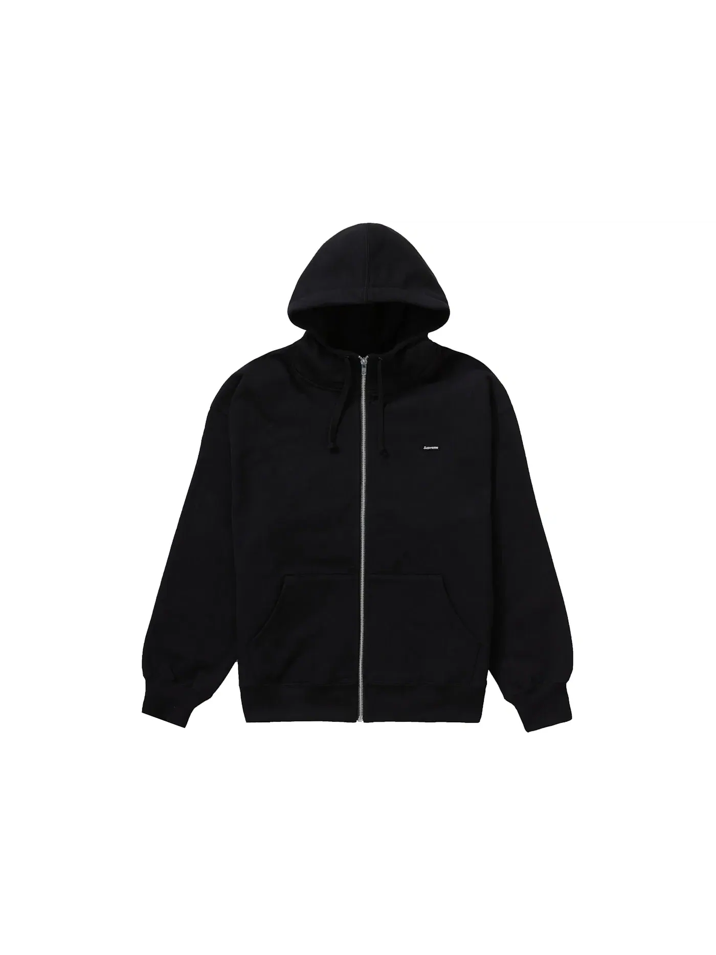 Мужская худи с маской на молнии Supreme Small Box Facemask Zip Up Hooded Sweatshirt — изображение 2 из 2, черный