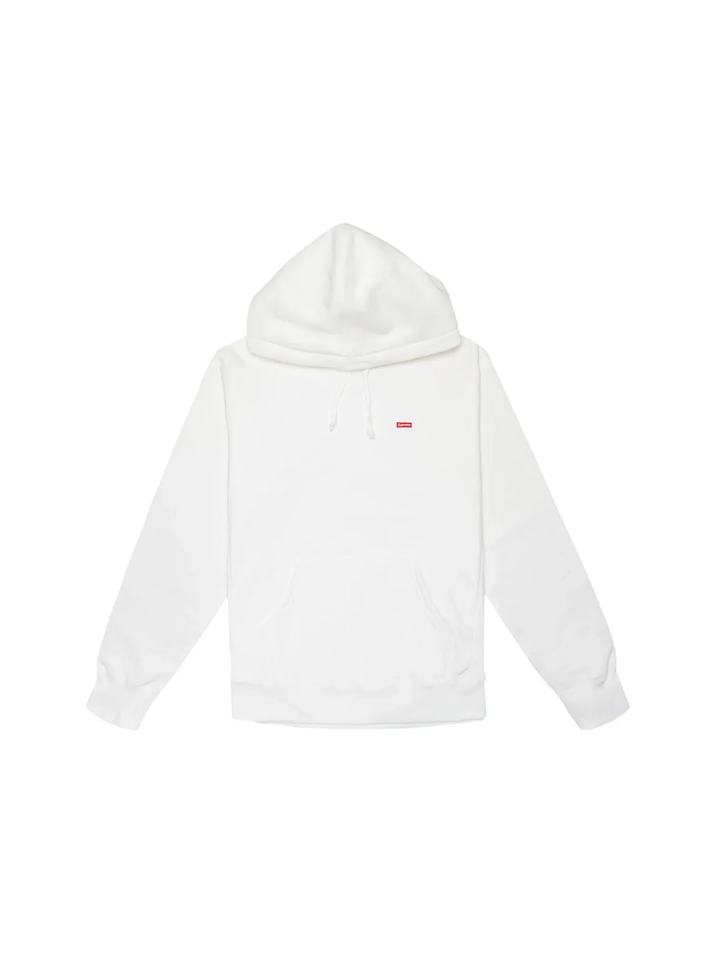 Мужской худи с принтом Small Box Supreme — изображение 1 из 1, белый
