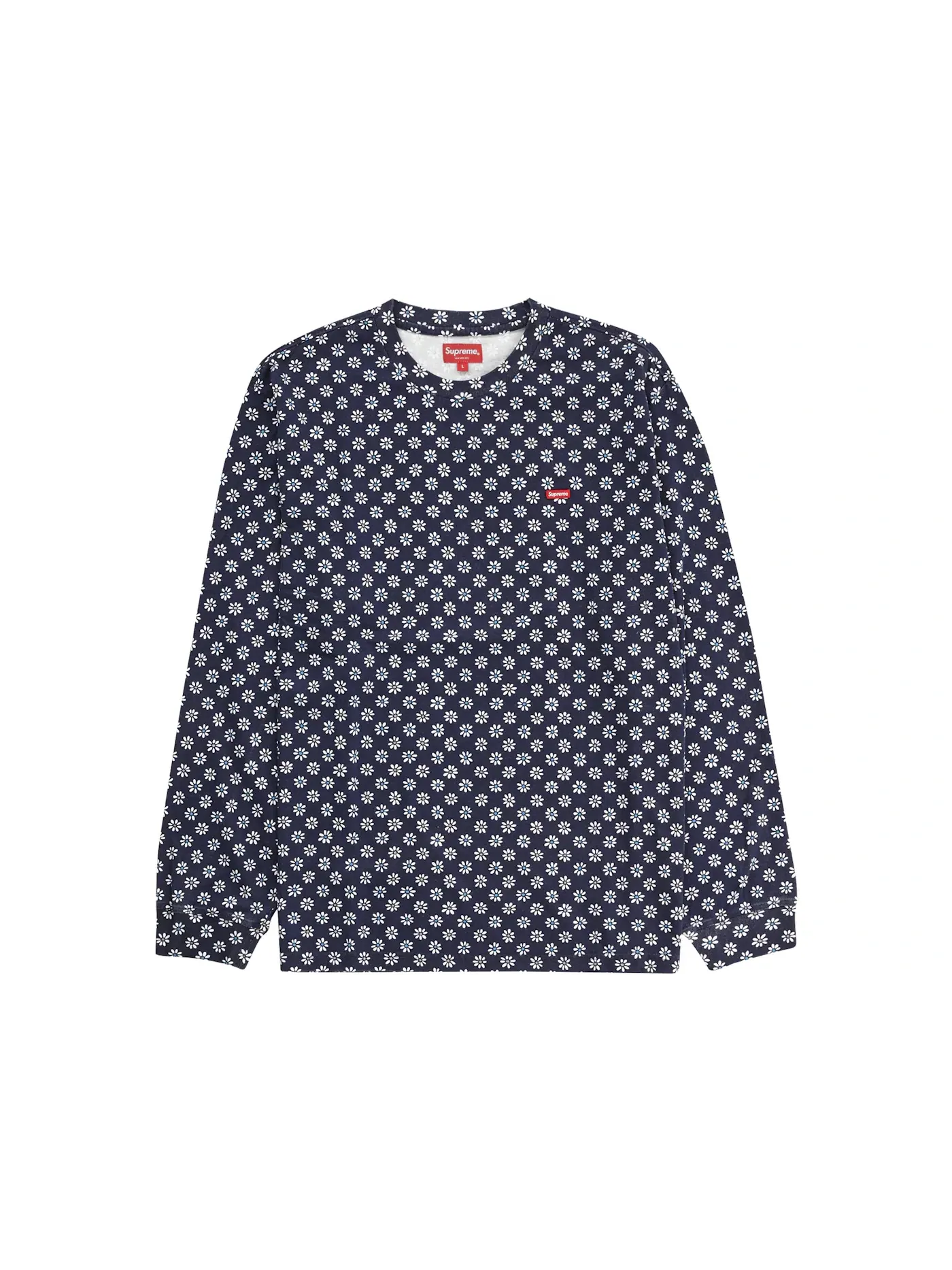 Мужская футболка с длинным рукавом Supreme Tee (FW22), Flowers — изображение 1 из 1