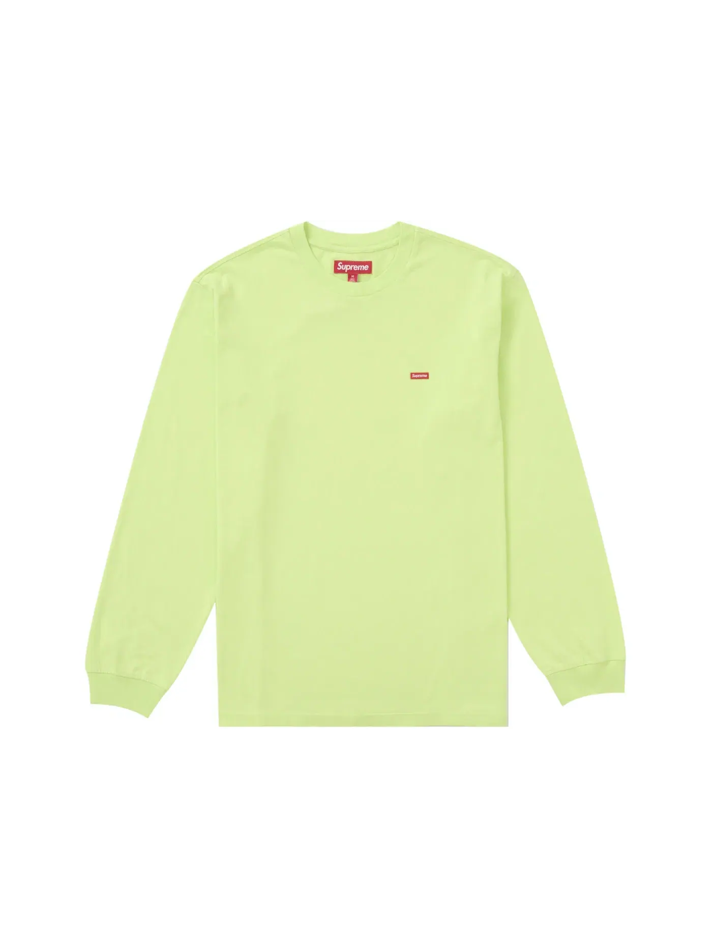 Мужская футболка с длинным рукавом Supreme Tee (FW24) — изображение 1 из 1, яркий зеленый