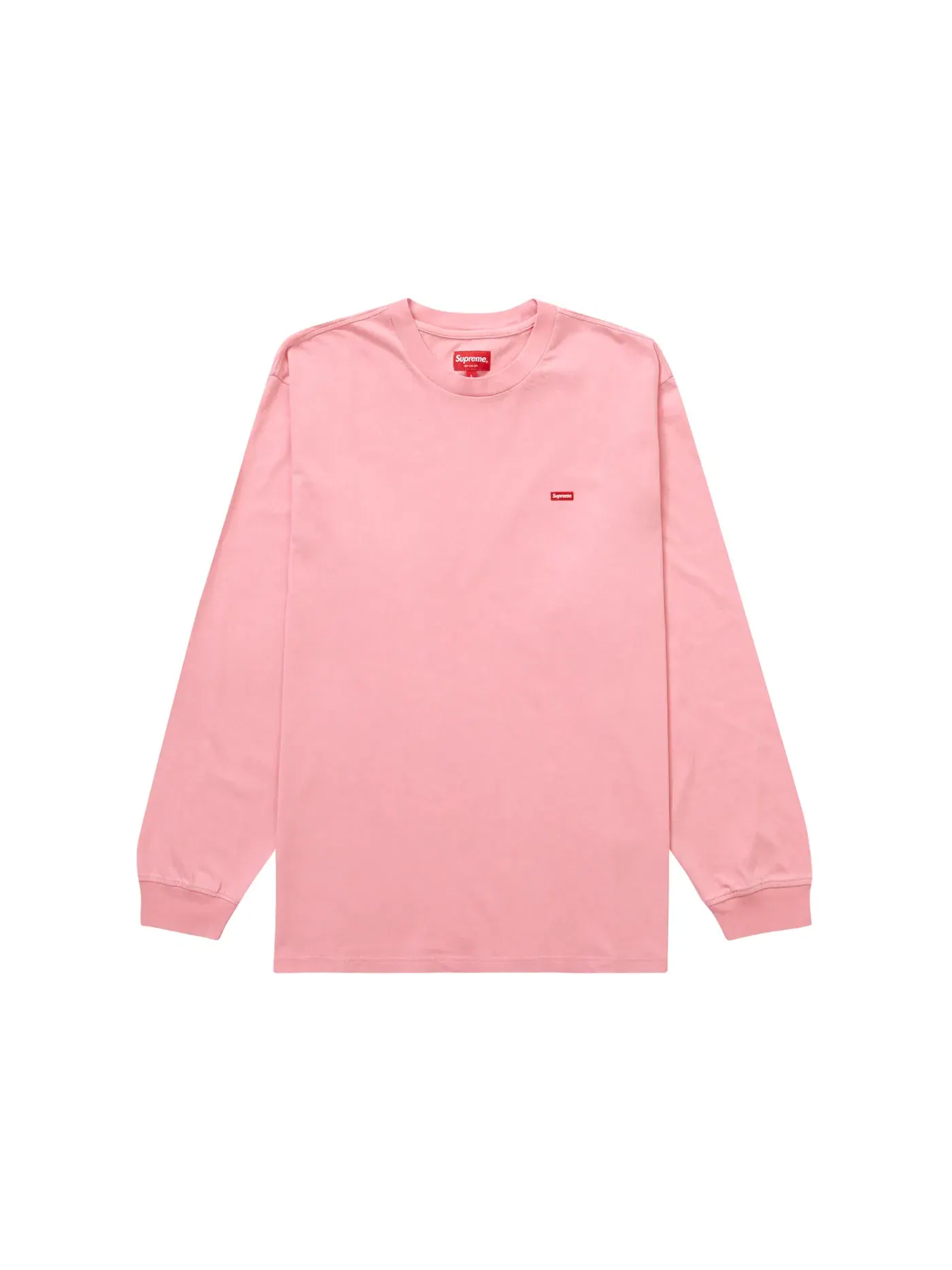 Мужская футболка с длинным рукавом Supreme L/S Tee (SS23) — изображение 1 из 1, розовый