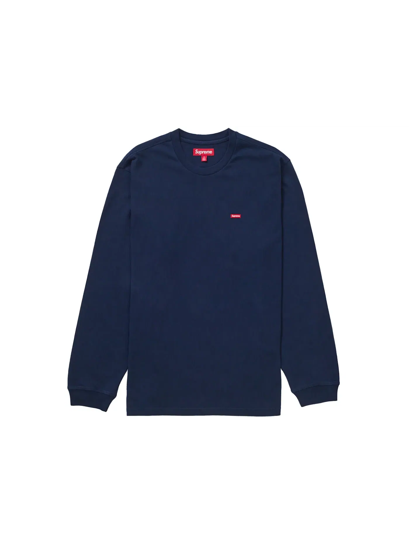 Мужская футболка с длинным рукавом Supreme Tee (SS24) — изображение 1 из 1, темно-синий