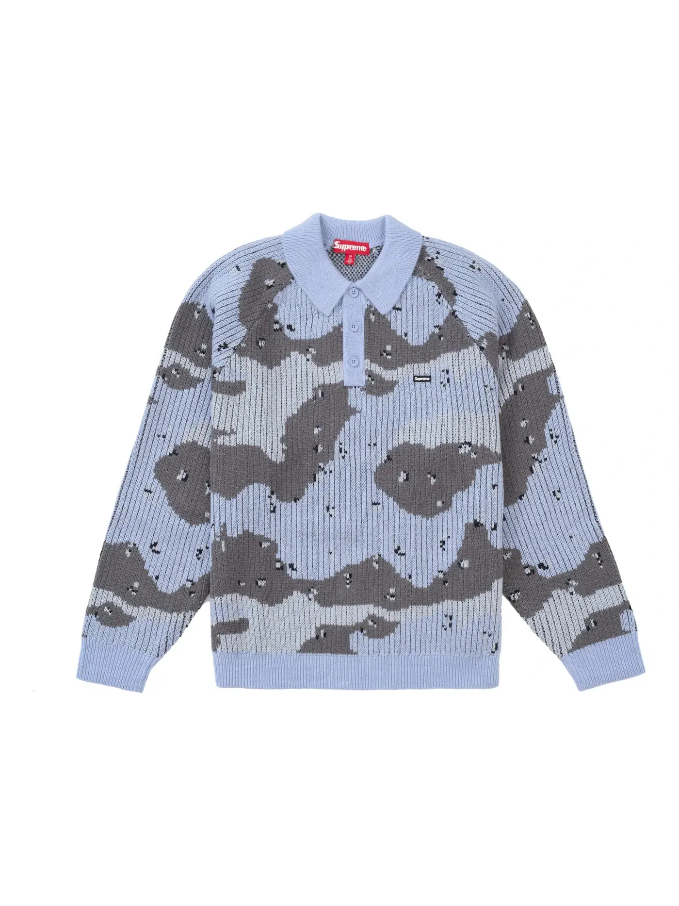 Мужской свитер с принтом Supreme Sweater (FW24) — изображение 1 из 1, синий