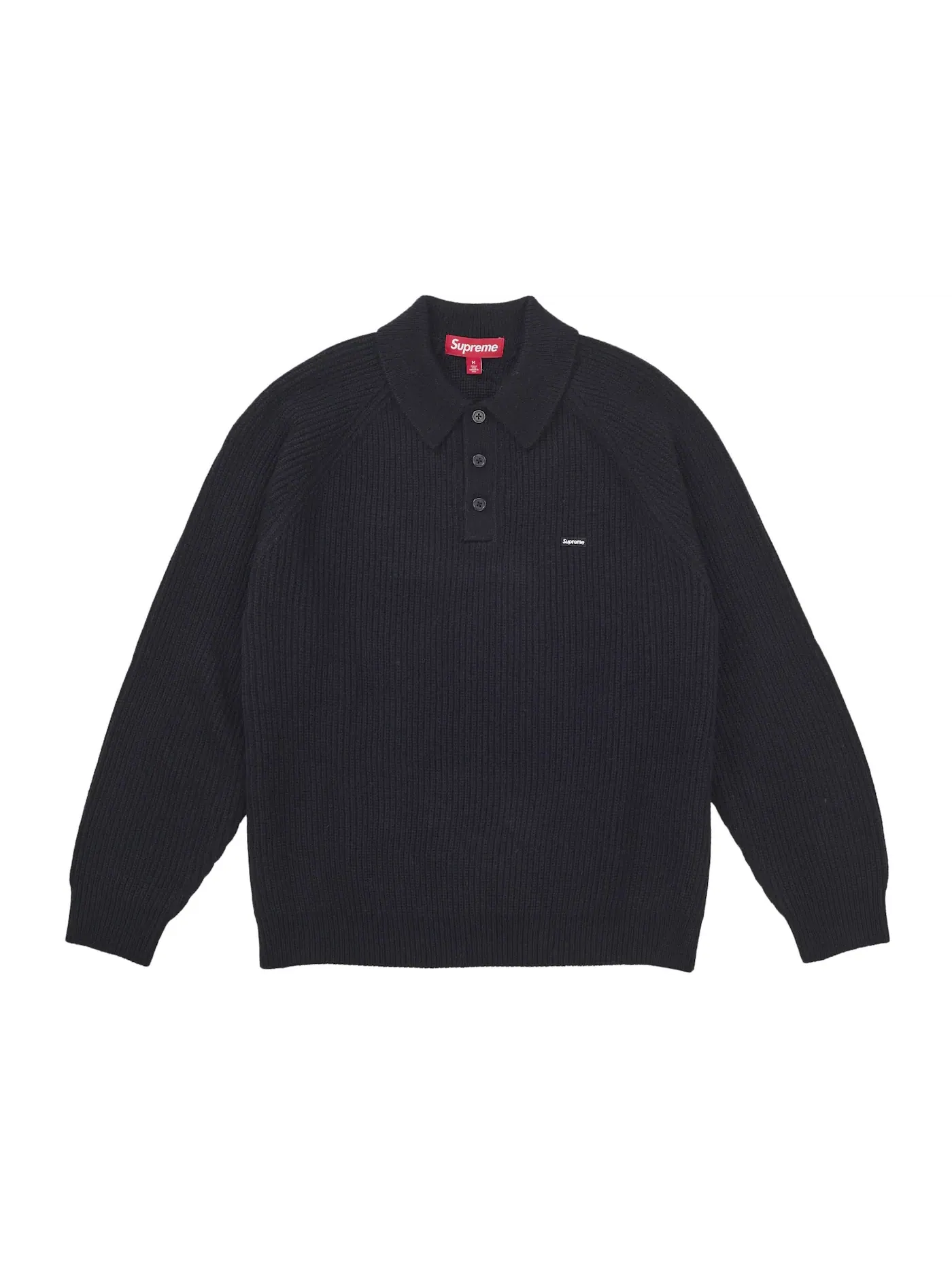 Мужской свитер с логотипом Supreme Sweater (FW25) — изображение 1 из 1, черный