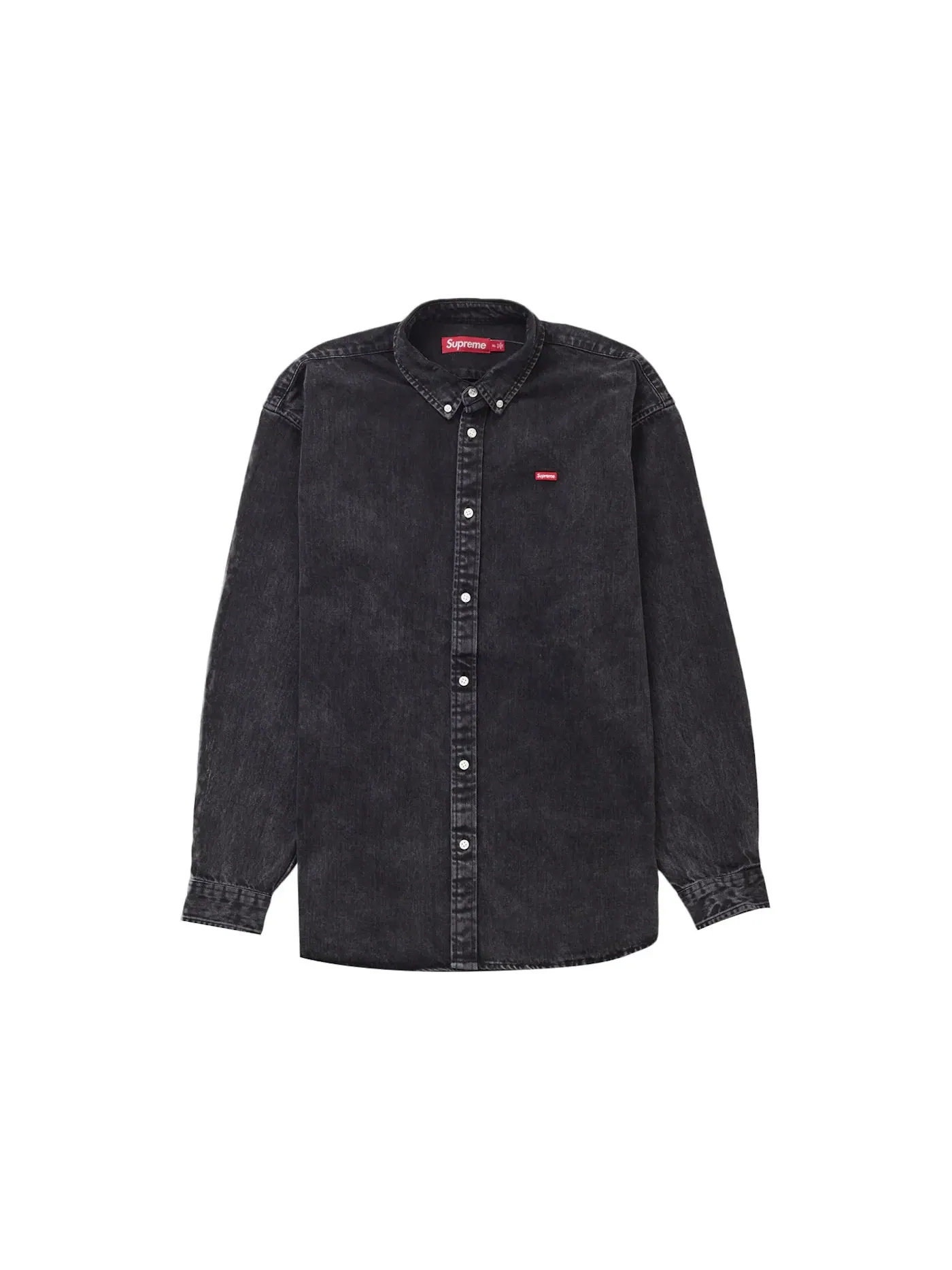 Мужская рубашка с принтом Supreme Shirt (SS24) — изображение 1 из 2, черный