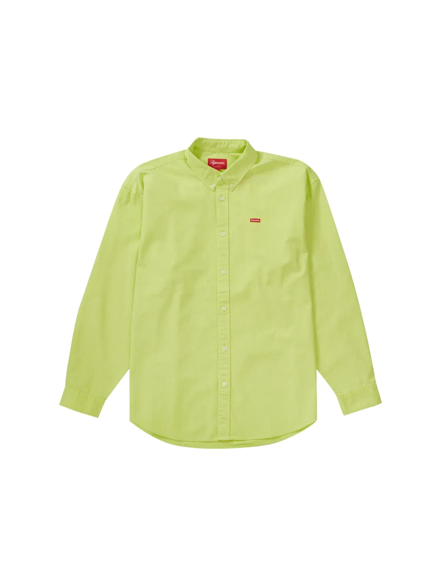 Мужская футболка Supreme Small Box Shirt (SS23) — изображение 1 из 2, яркий зеленый