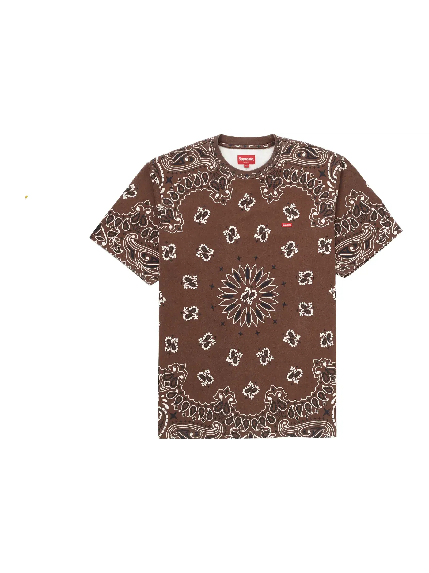 Мужская футболка с принтом Supreme Tee — изображение 1 из 1, коричневый