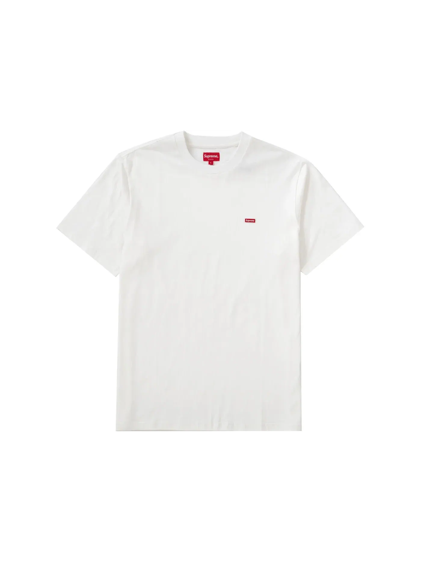 Мужская футболка с вышивкой Supreme Small Box Tee FW20 — изображение 1 из 1, белый