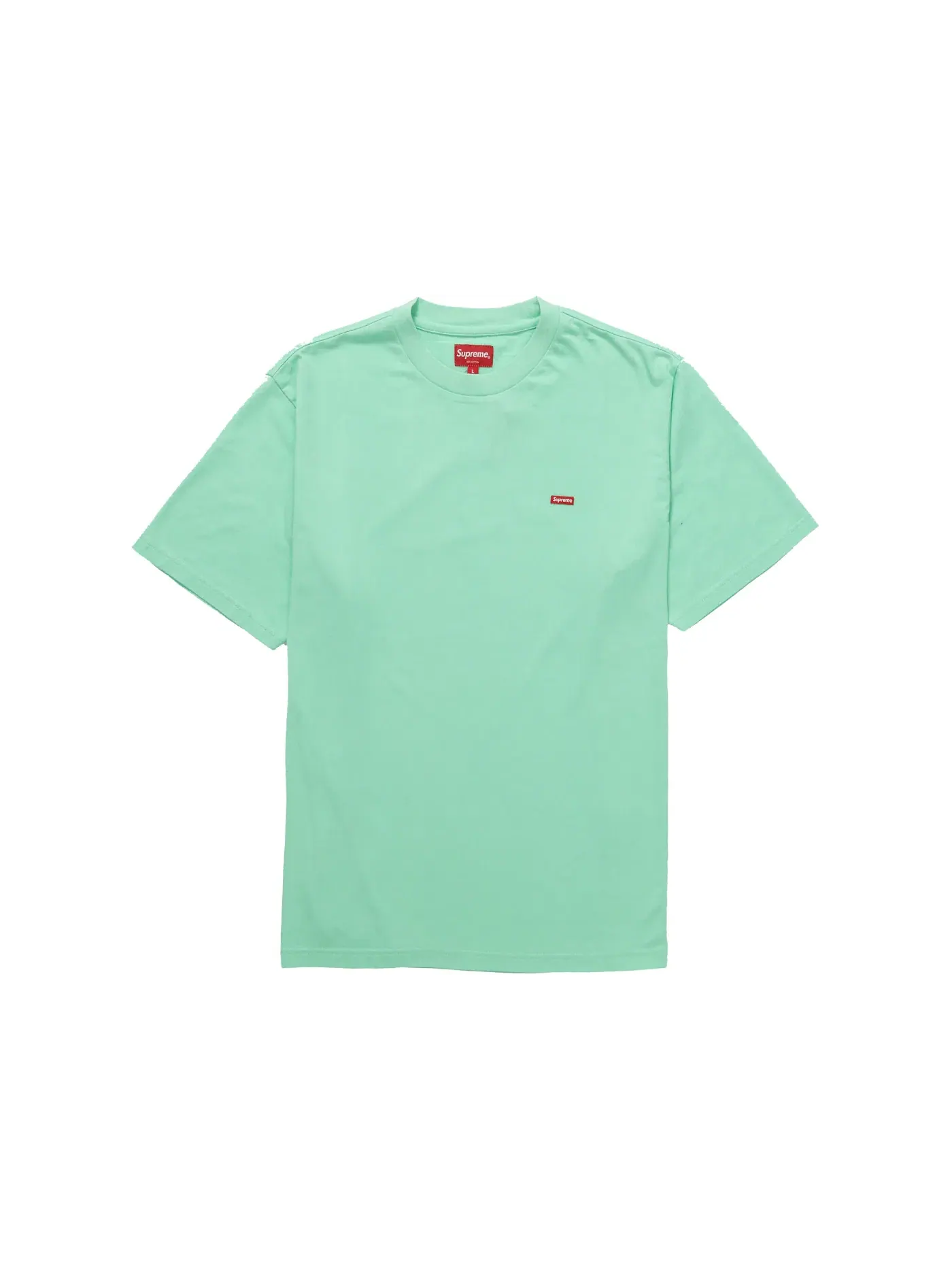 Мужская футболка с принтом Supreme Tee (FW21) — изображение 1 из 1, лаймовый