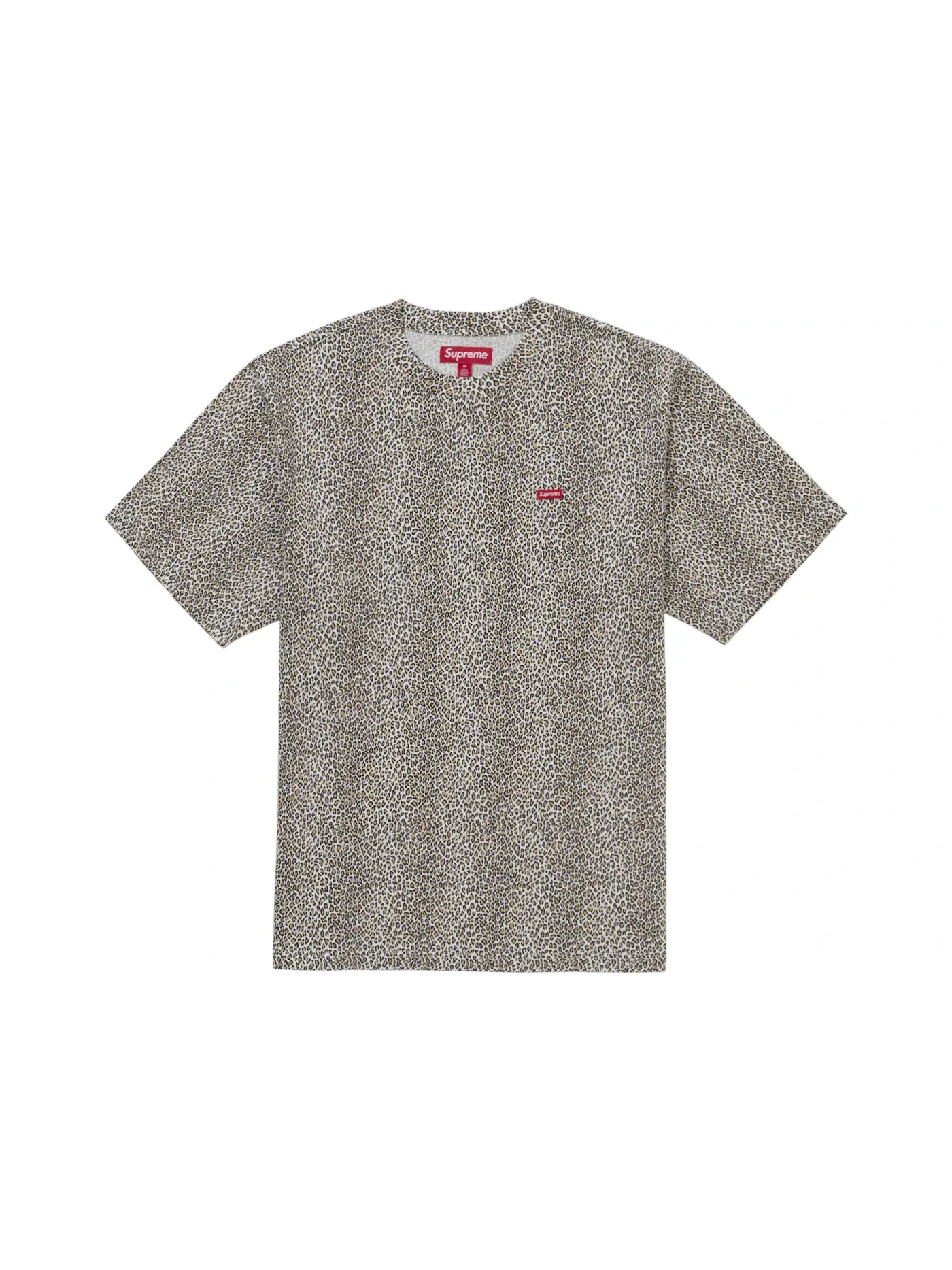 Мужская футболка с принтом Leopard Supreme — изображение 1 из 1, леопардовый
