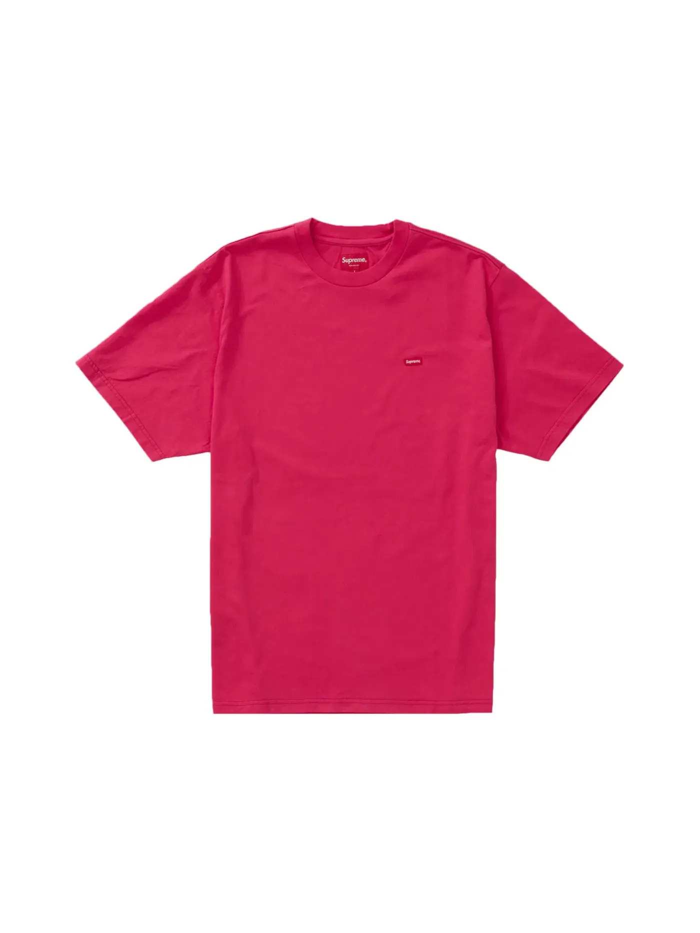 Мужская футболка с принтом Supreme Tee (FW22) — изображение 1 из 1, маджента