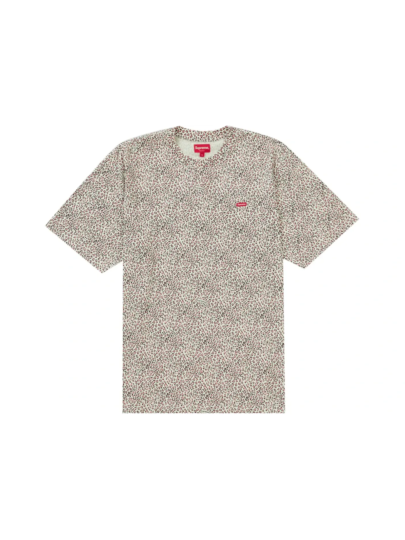 Мужская футболка с принтом Supreme Tee — изображение 1 из 1, розовый