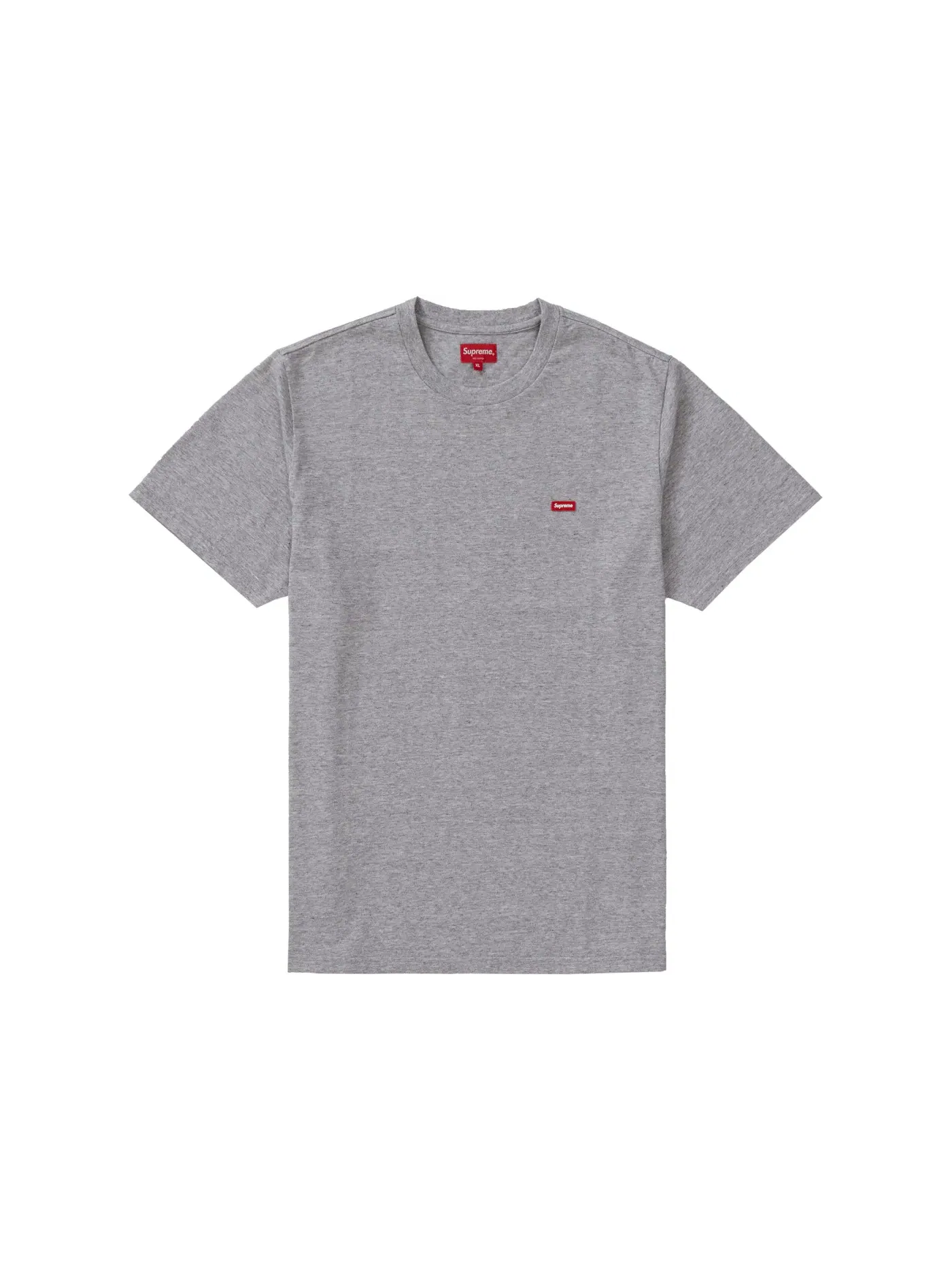 Мужская футболка с принтом Supreme Tee (SS19) — изображение 1 из 1, серый