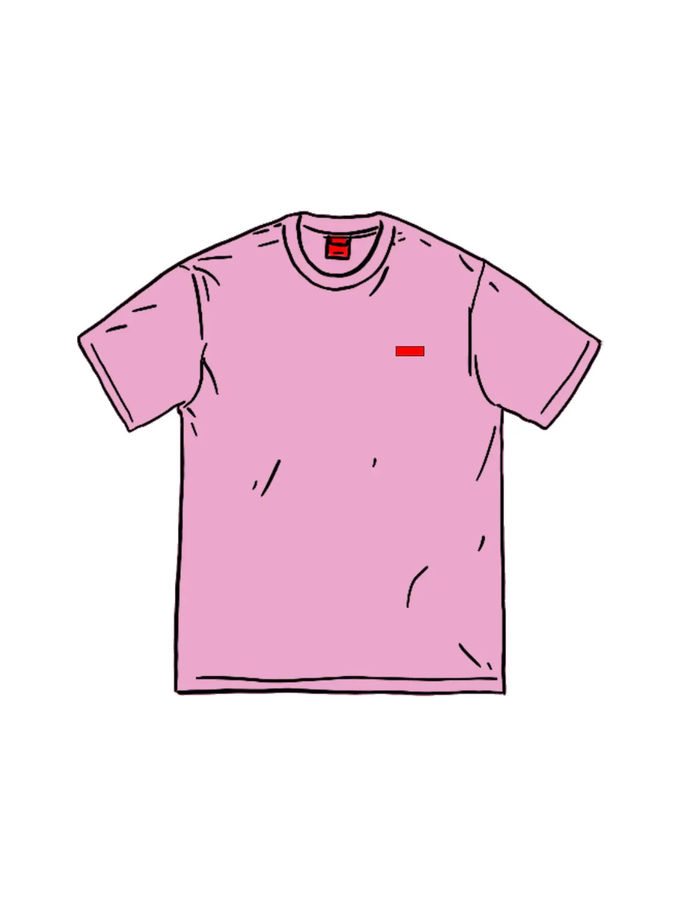 Мужская футболка с принтом Supreme Tee (SS20) — изображение 1 из 1, фиолетовый