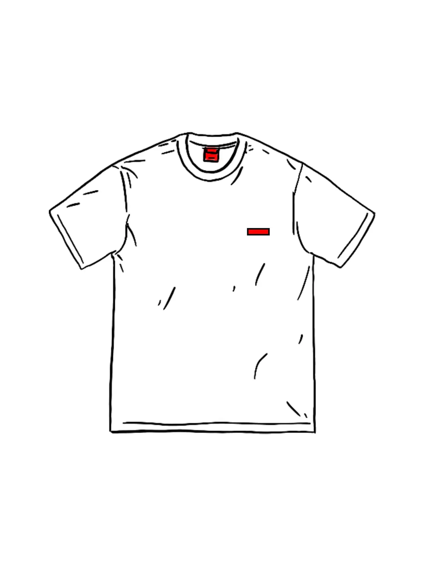 Мужская футболка с принтом Supreme Tee (SS20) — изображение 1 из 1, белый
