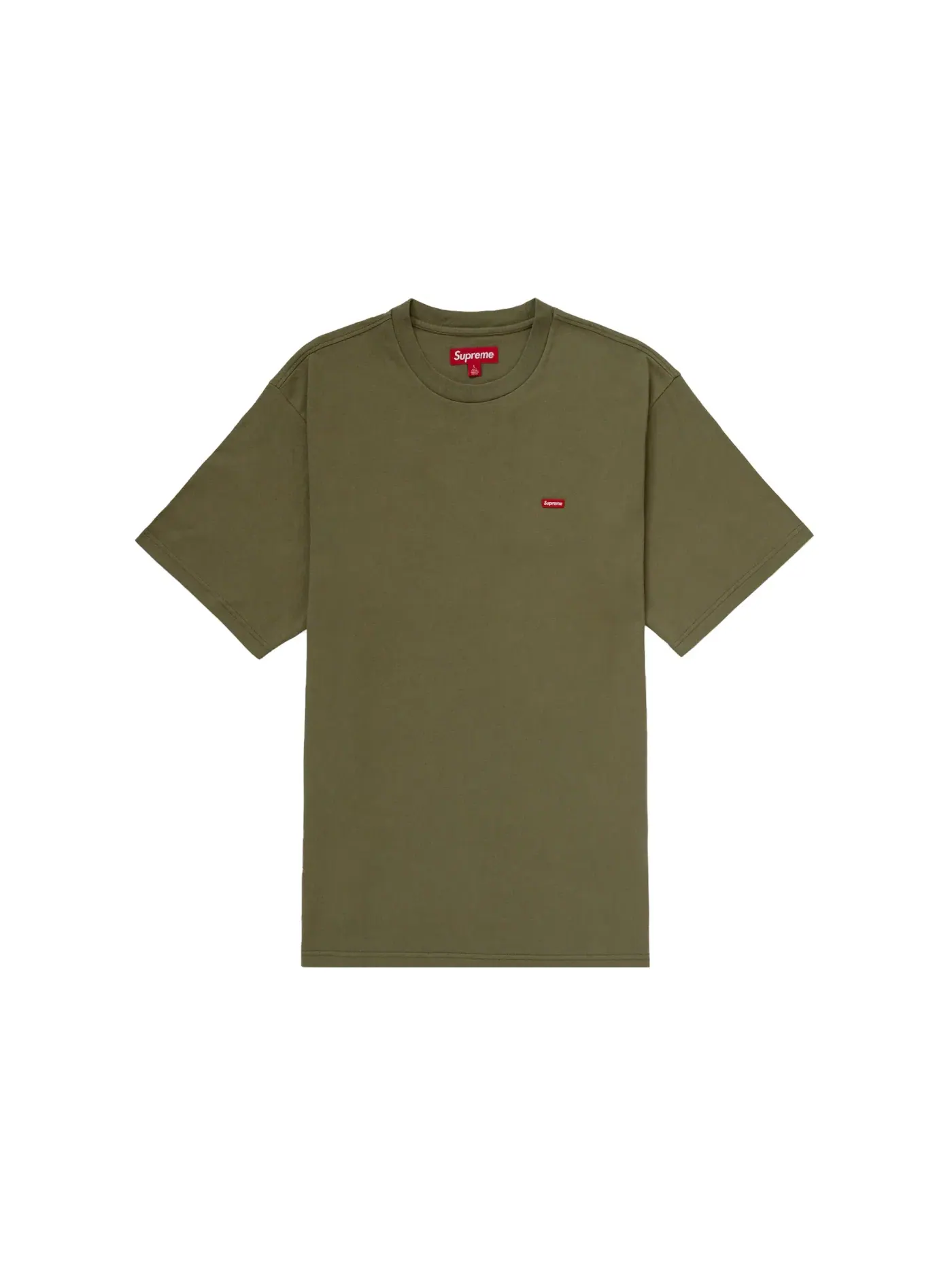 Мужская футболка с принтом Supreme Tee (SS24) — изображение 1 из 1, оливковый