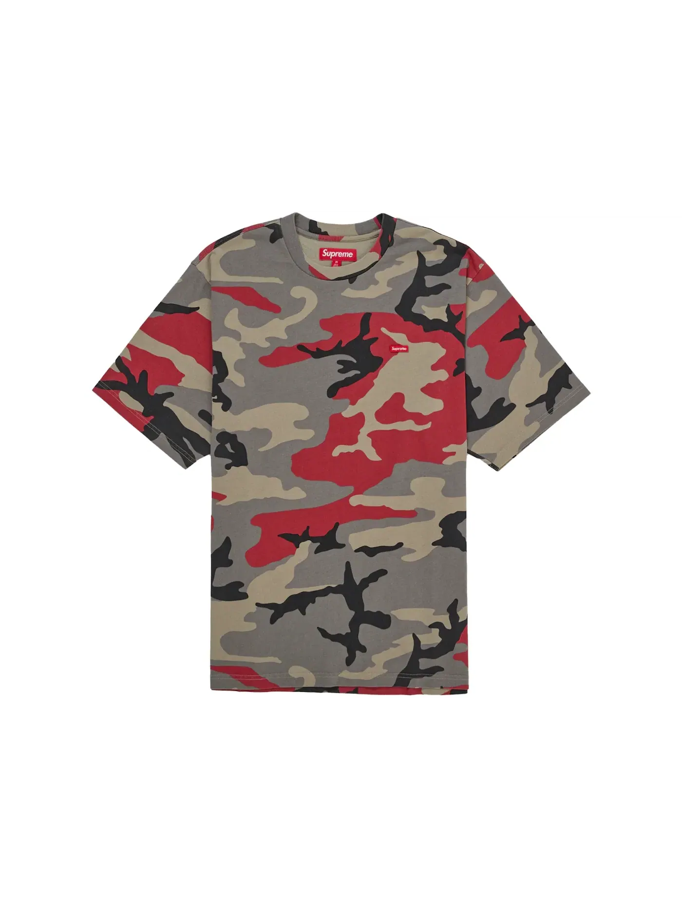 Мужская футболка с принтом Supreme Tee (SS26) — изображение 1 из 1, красный