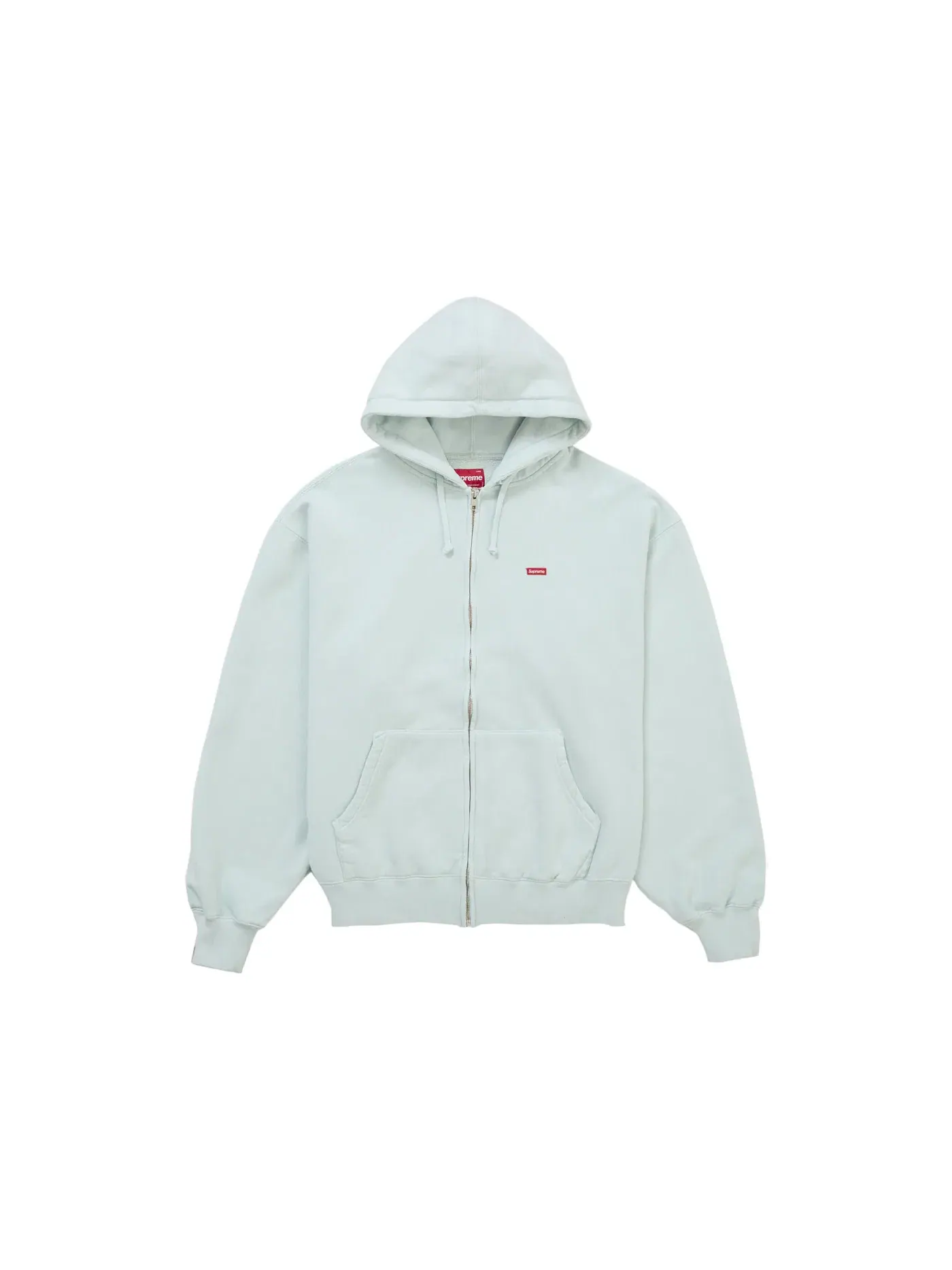 Мужская худи на молнии с принтом Supreme Sweatshirt (FW25) — изображение 1 из 1, мята