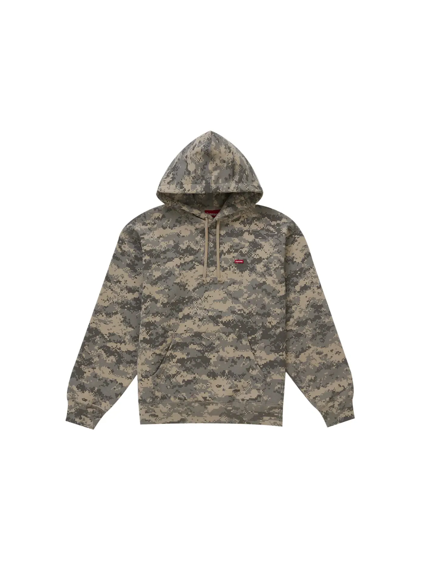 Мужская худи с принтом Supreme Sweatshirt (FW25), Digital Camo — изображение 1 из 1