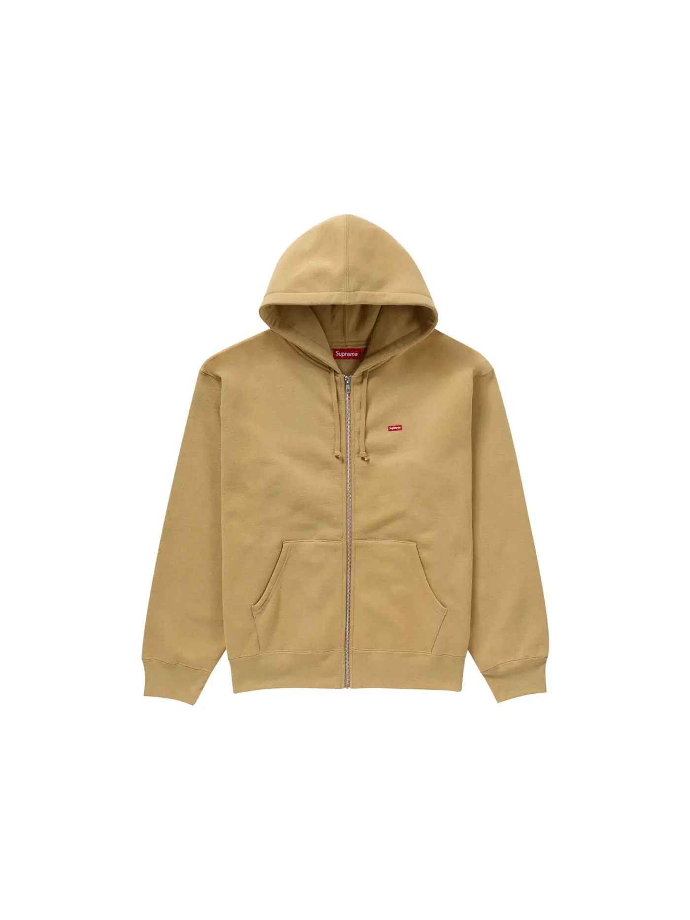 Мужская худи на молнии Supreme Sweatshirt (FW24) — изображение 1 из 1, темный бежевый