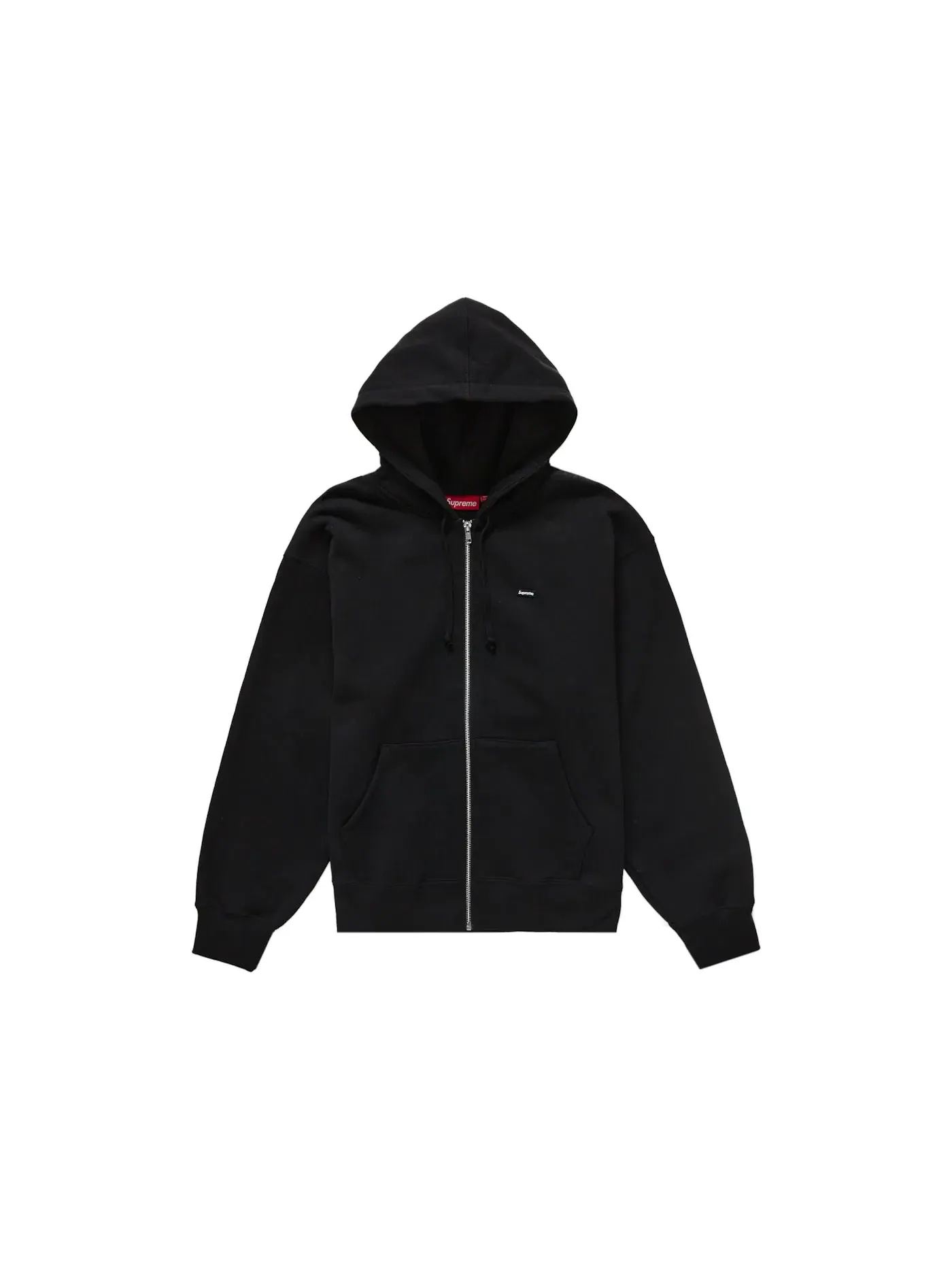 Мужская худи с молнией Small Box Zip Up Supreme — изображение 1 из 1, черный