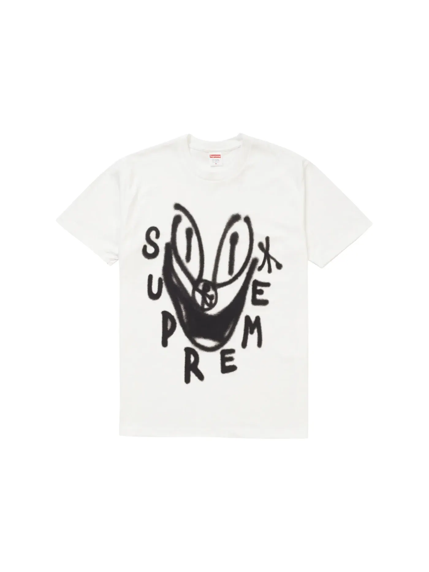 Мужская футболка с принтом Supreme Tee — изображение 1 из 1, белый