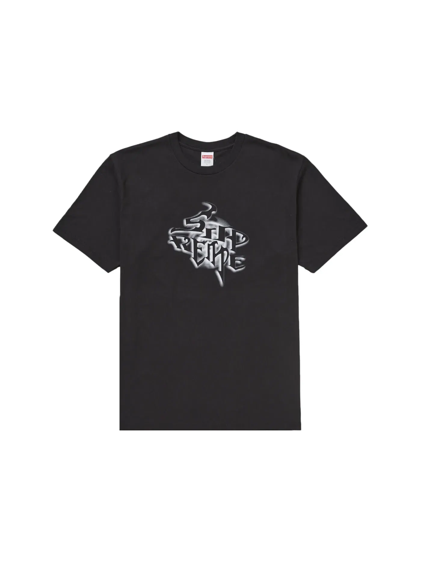 Мужская футболка с принтом Supreme Tee (FW24) — изображение 1 из 1, черный
