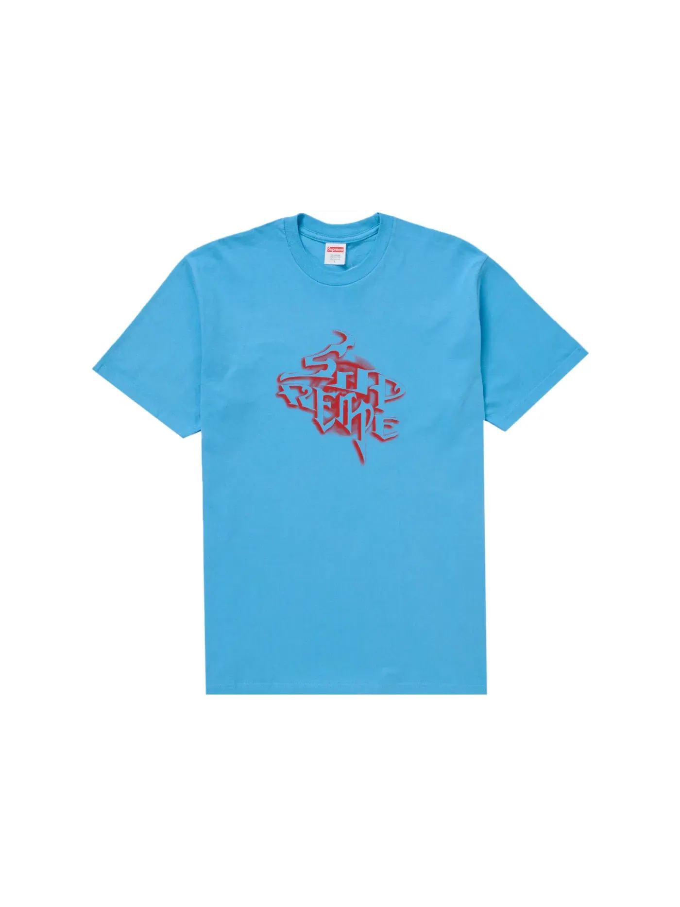 Мужская футболка с принтом Supreme Tee (FW24) — изображение 1 из 1, яркий синий